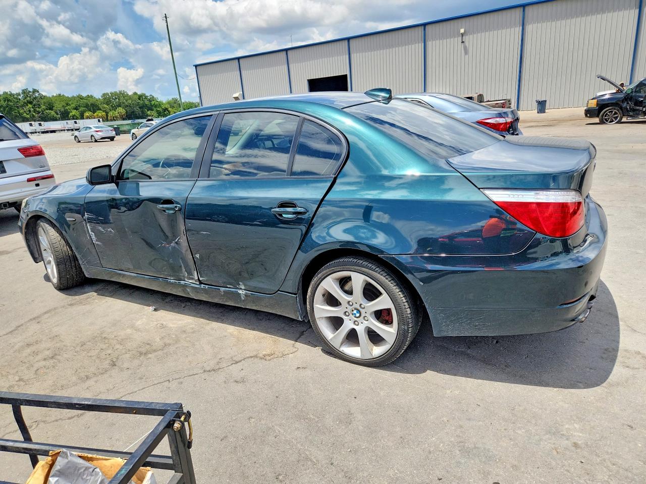 2008 Bmw 535 Xi Green vin: WBANV935X8CZ65538