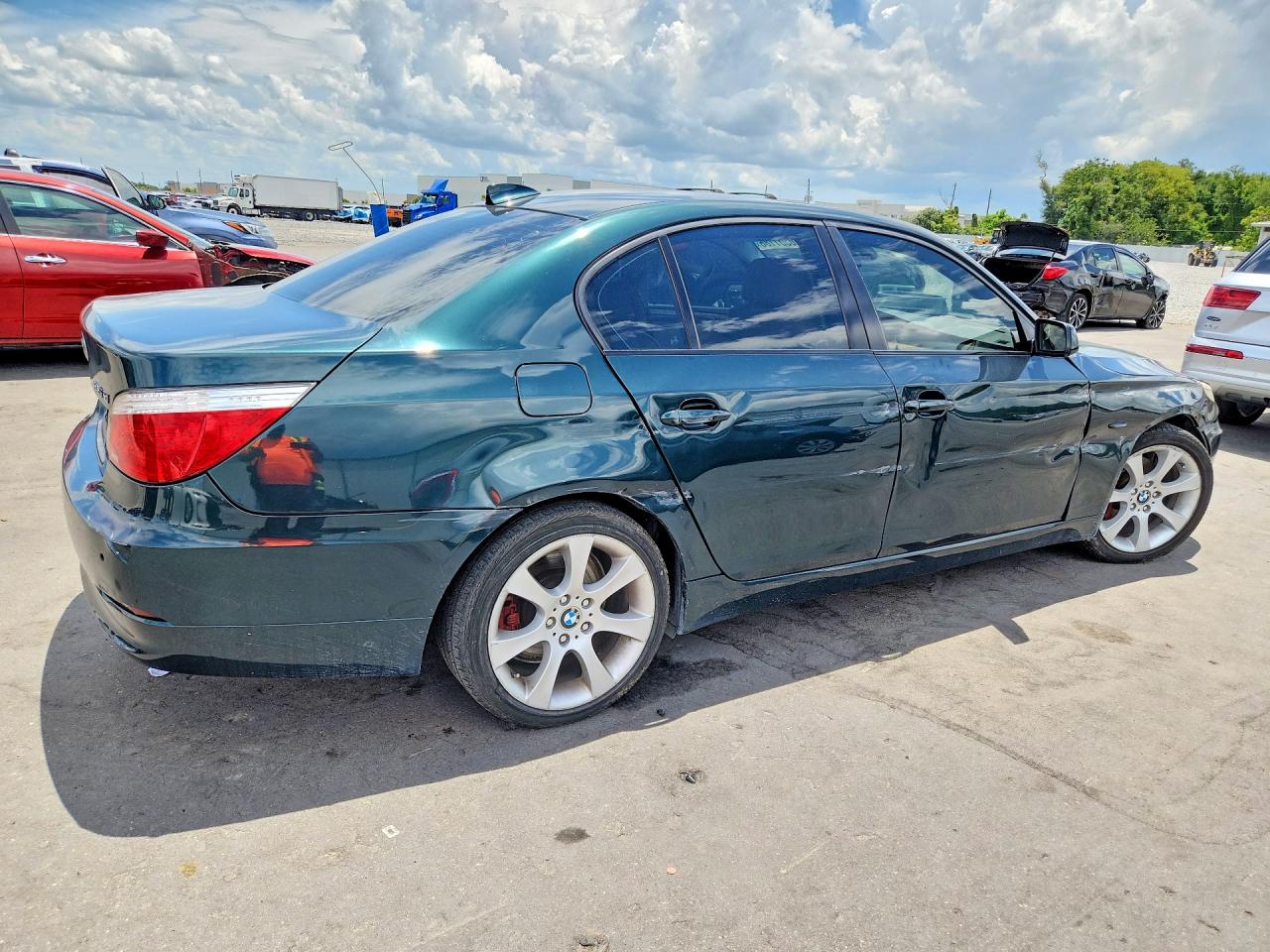 2008 Bmw 535 Xi Green vin: WBANV935X8CZ65538