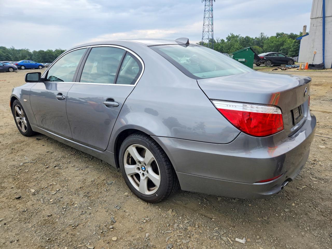 2008 Bmw 535 Xi Silver vin: WBANV935X8CZ69461