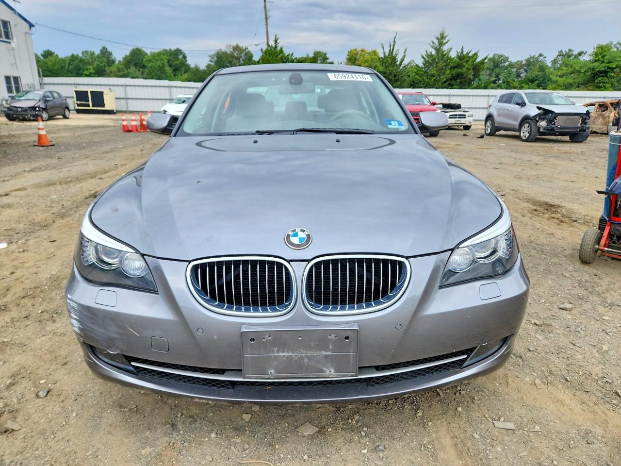 2008 Bmw 535 Xi Silver vin: WBANV935X8CZ69461