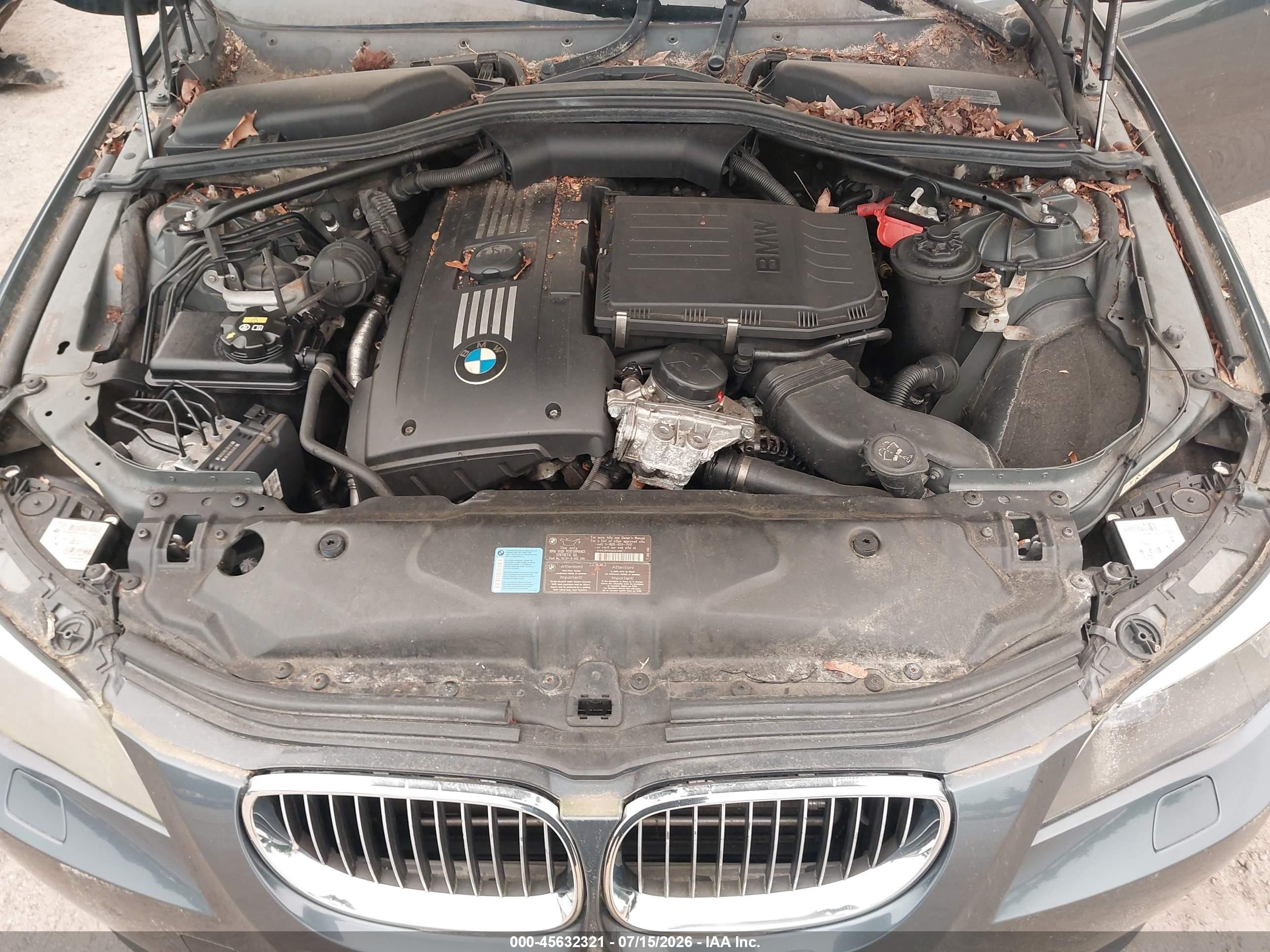 2010 Bmw 535i Xdrive Gray vin: WBANV9C50AC138699
