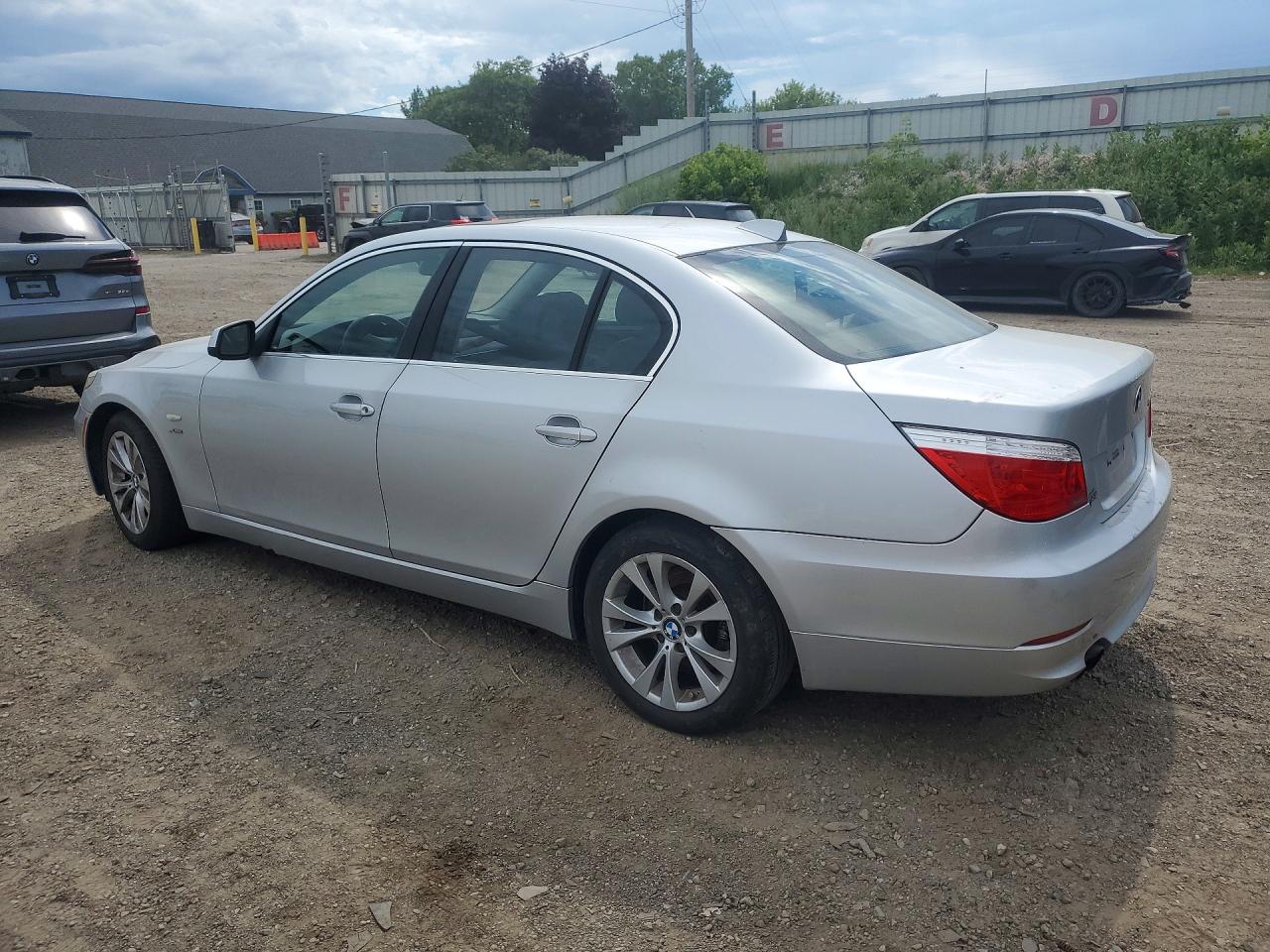 2010 Bmw 535 Xi Silver vin: WBANV9C51AC391398