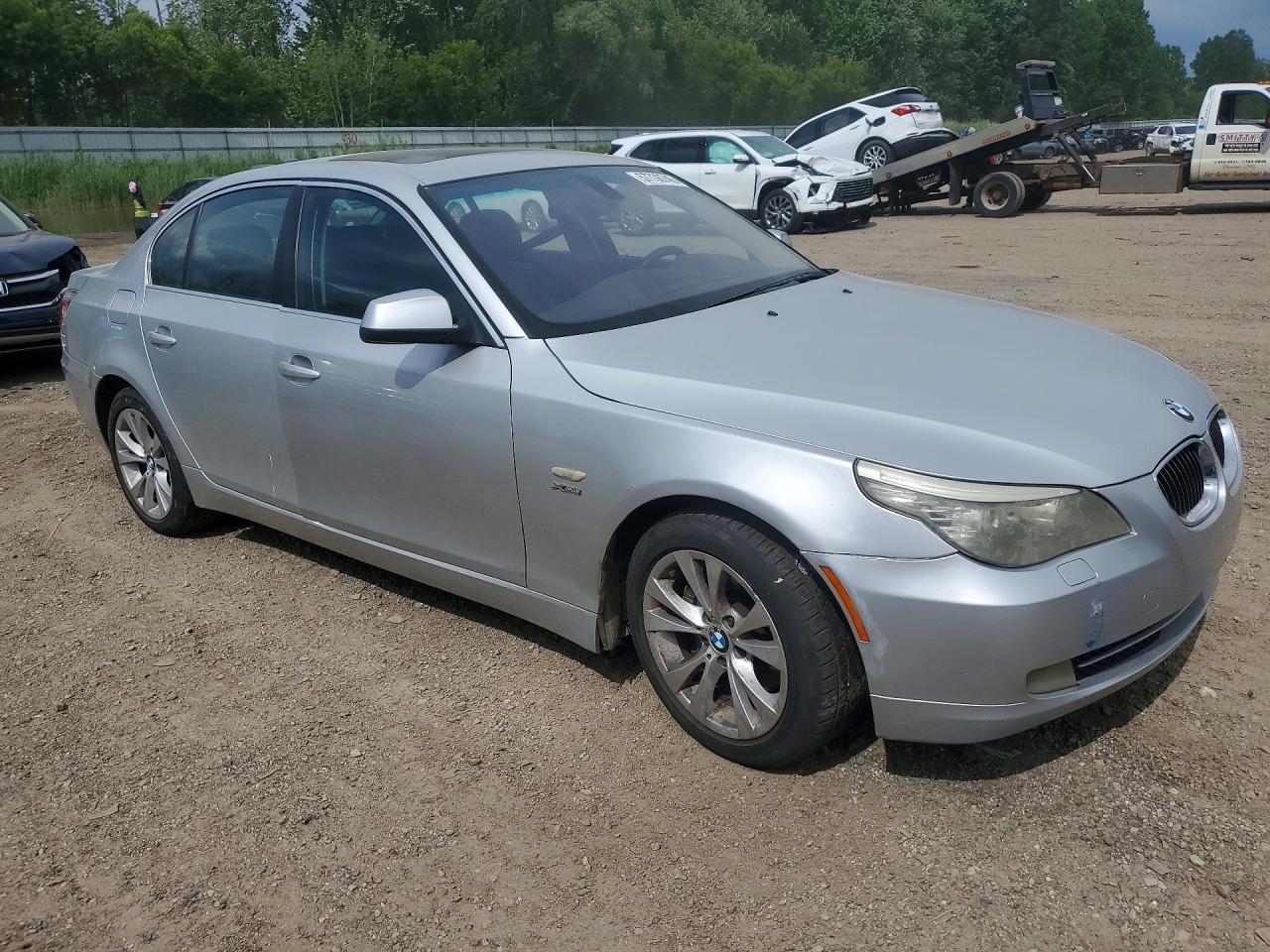 2010 Bmw 535 Xi Silver vin: WBANV9C51AC391398