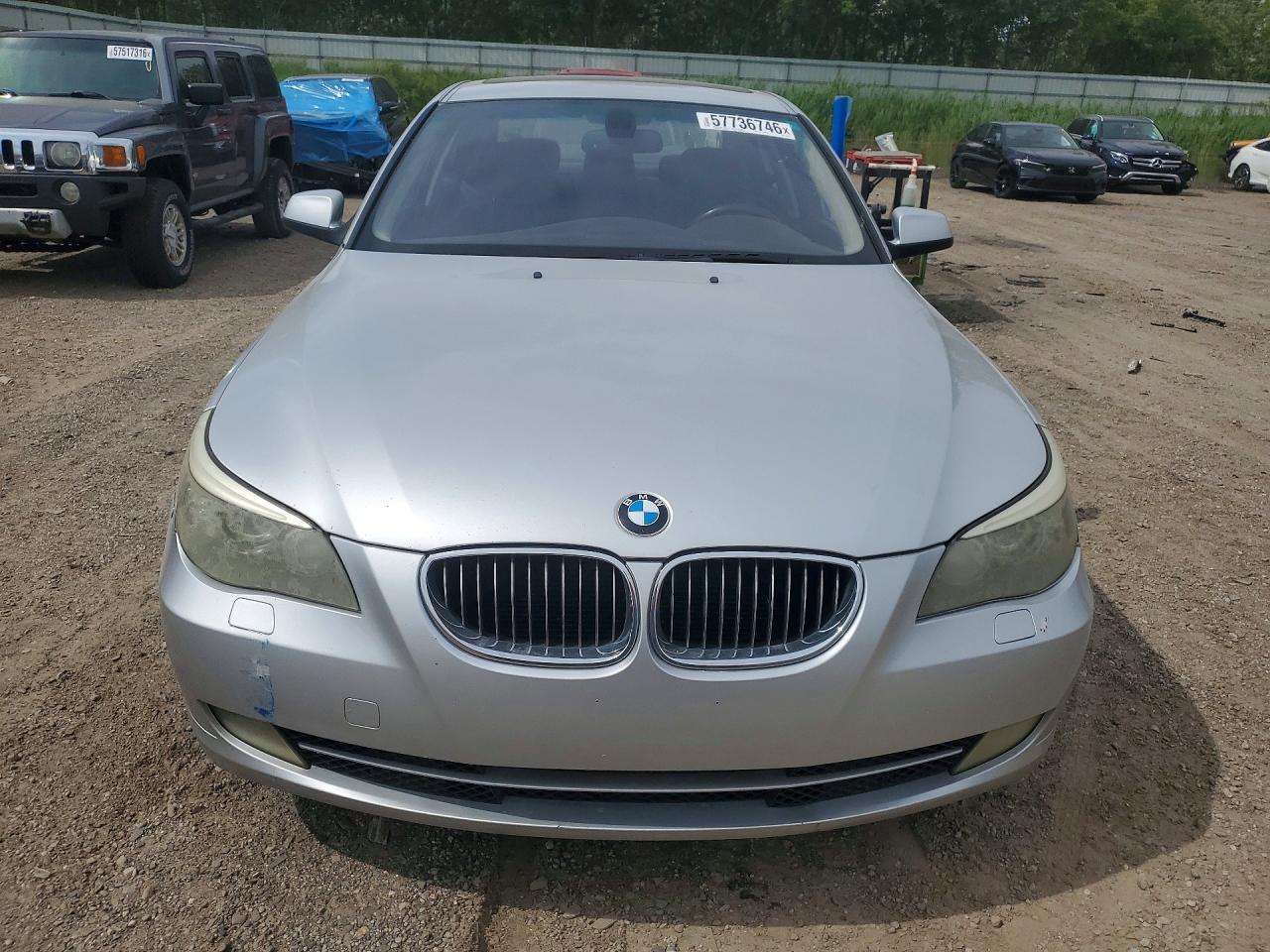 2010 Bmw 535 Xi Silver vin: WBANV9C51AC391398