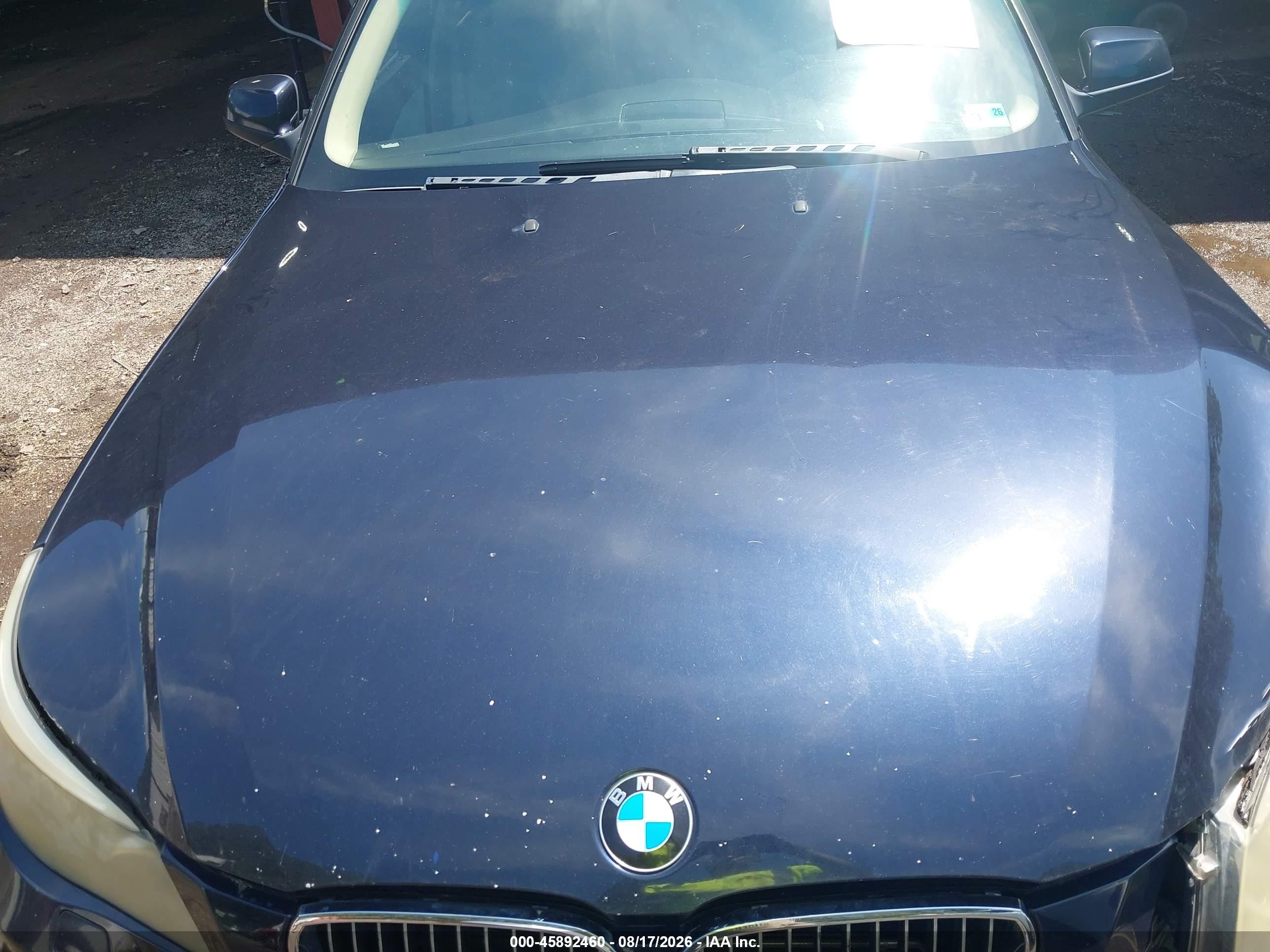 2010 Bmw 535i Xdrive Dark Blue vin: WBANV9C51AC391790