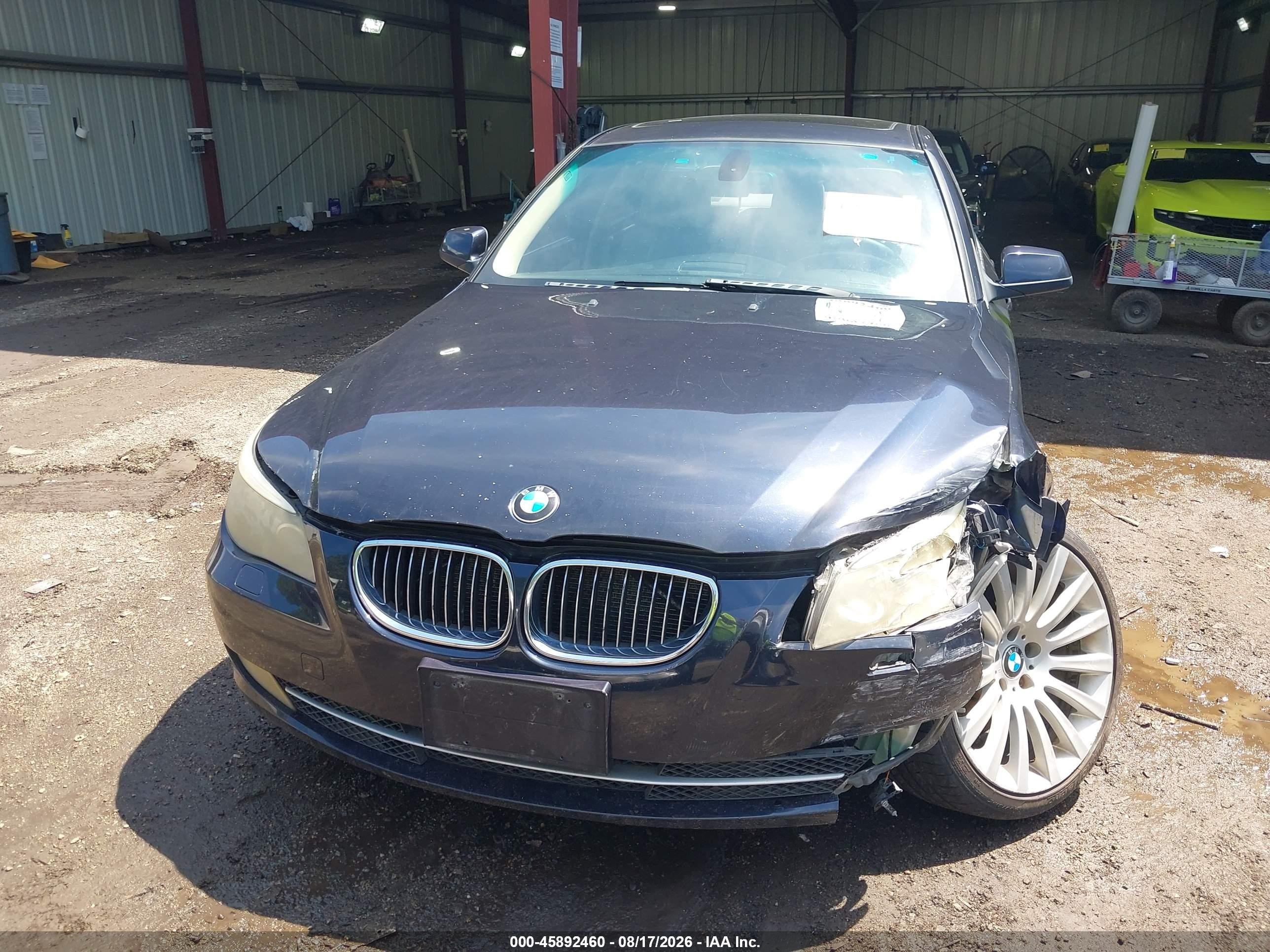 2010 Bmw 535i Xdrive Dark Blue vin: WBANV9C51AC391790