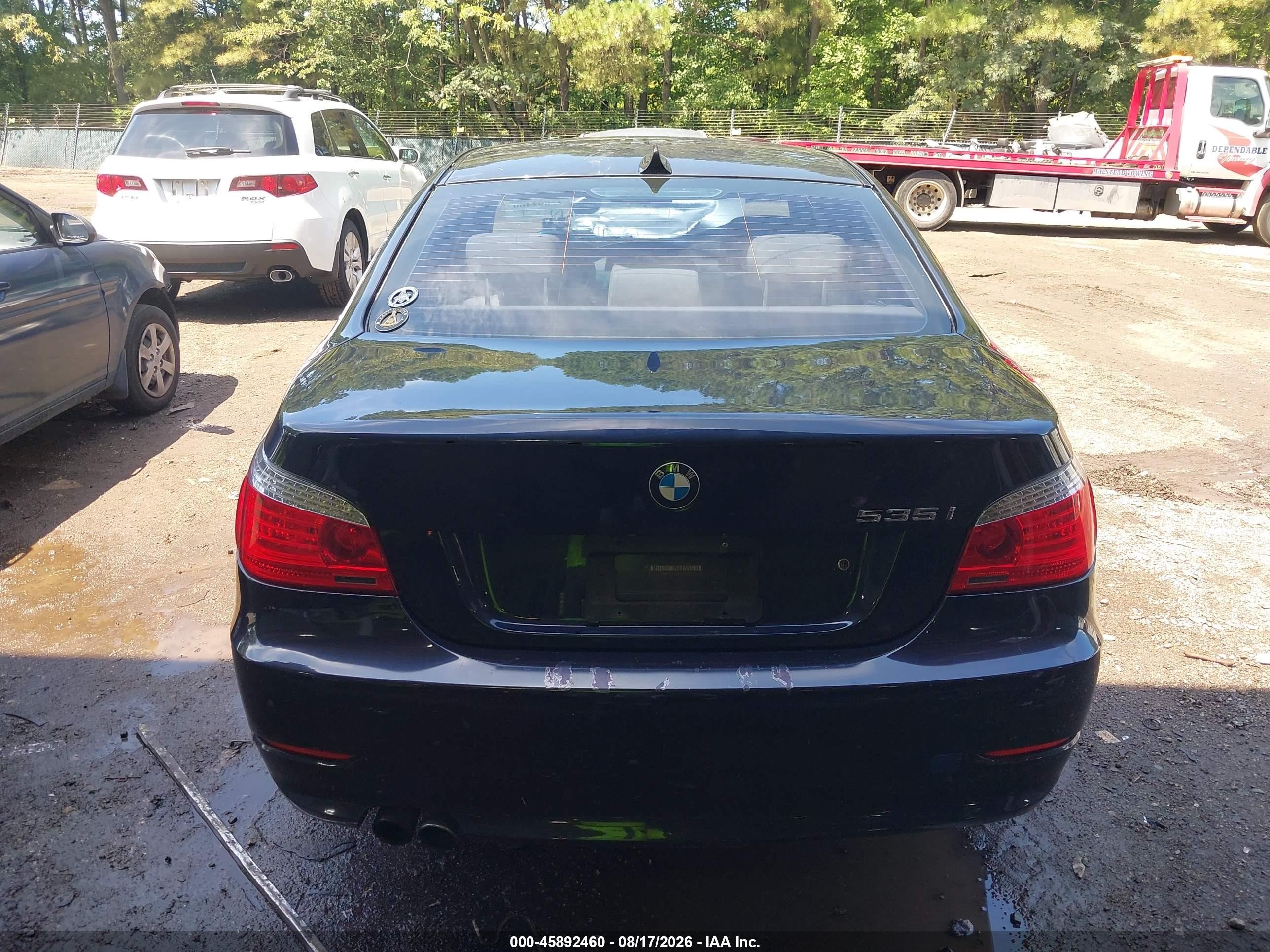 2010 Bmw 535i Xdrive Dark Blue vin: WBANV9C51AC391790