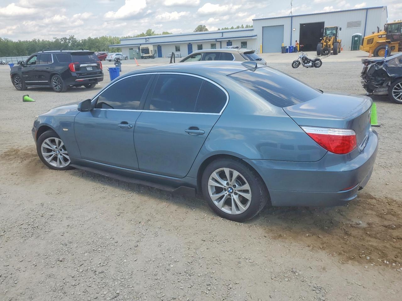 2010 Bmw 535 Xi Синий vin: WBANV9C54AC390200