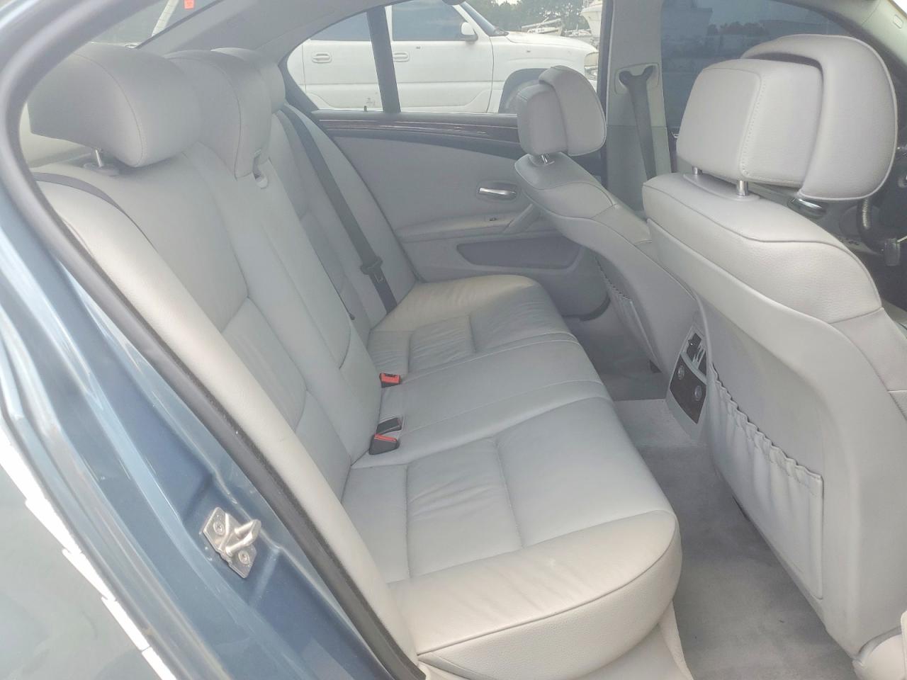 2010 Bmw 535 Xi Синий vin: WBANV9C54AC390200