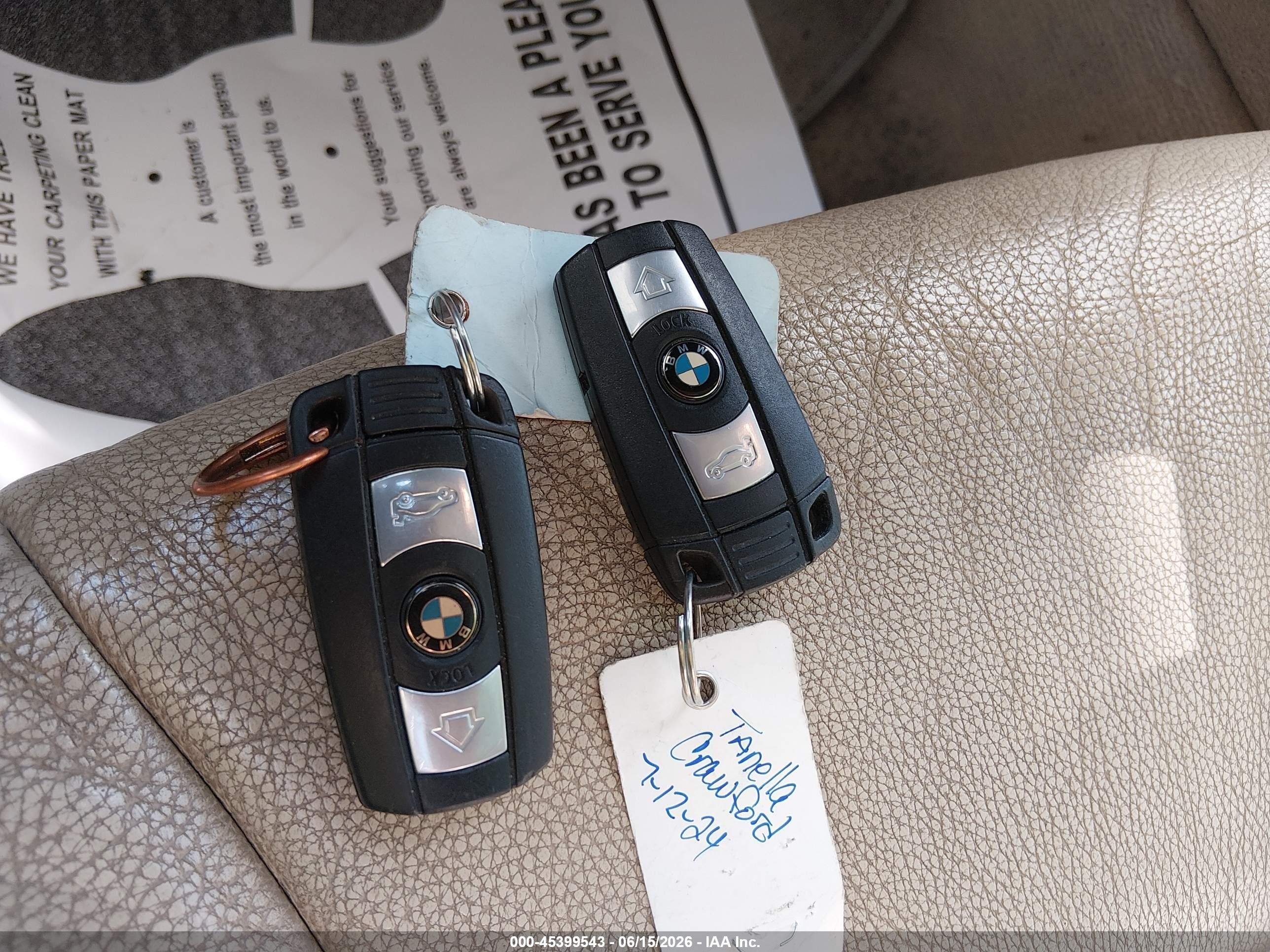 2010 Bmw 535i Xdrive White vin: WBANV9C55AC136737
