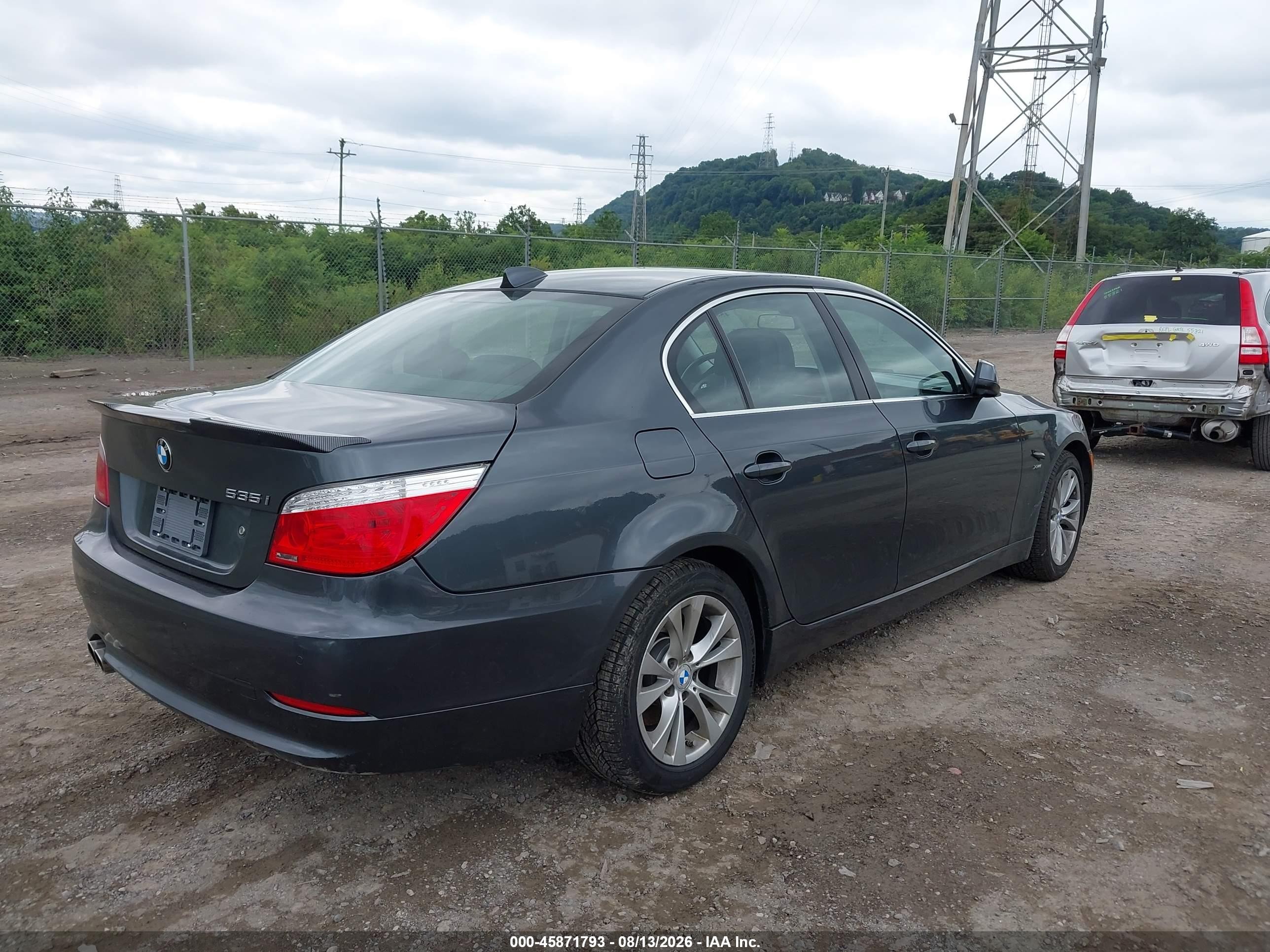 2010 Bmw 535i Xdrive Gray vin: WBANV9C55AC390058