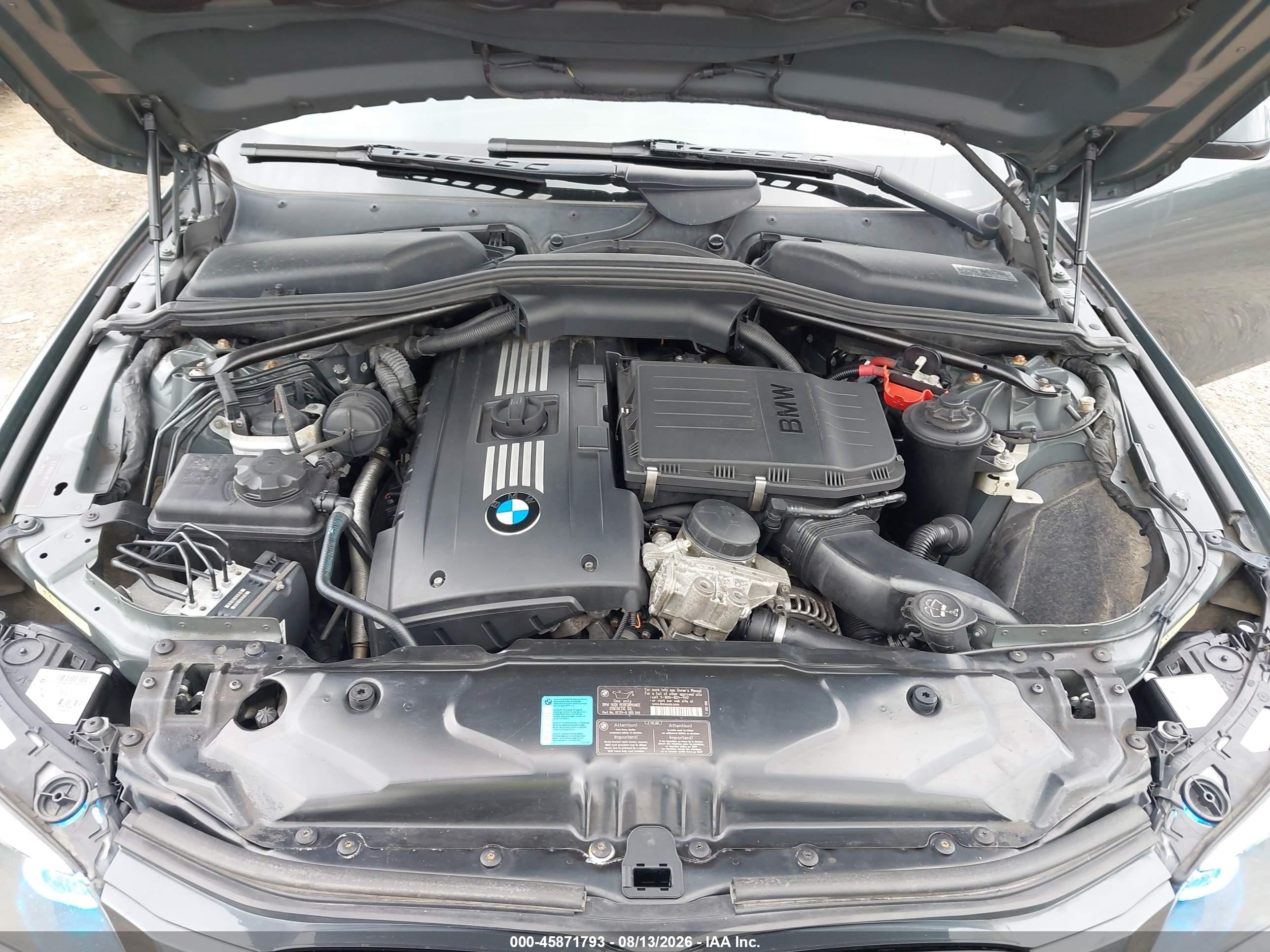 2010 Bmw 535i Xdrive Gray vin: WBANV9C55AC390058
