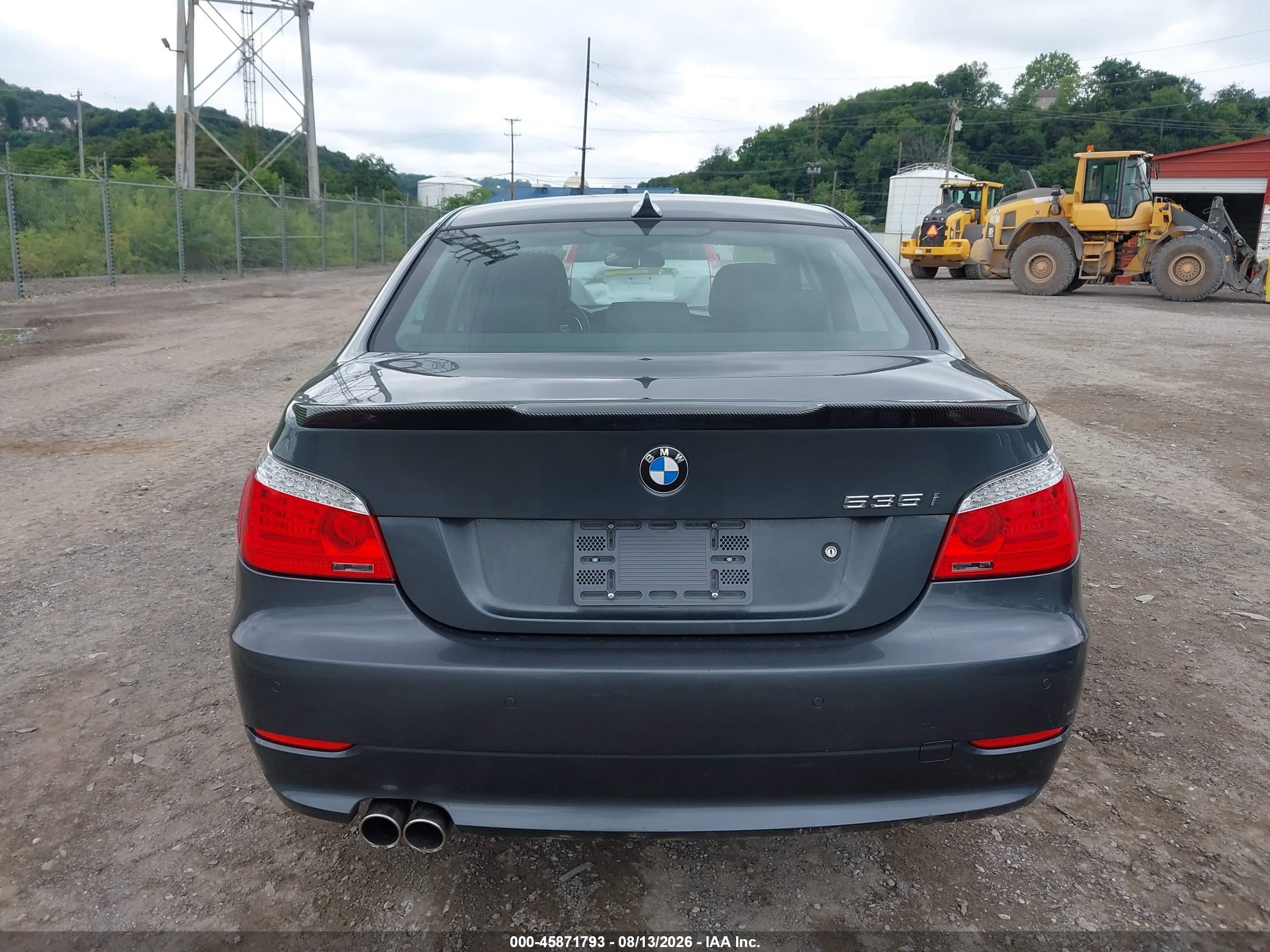 2010 Bmw 535i Xdrive Gray vin: WBANV9C55AC390058