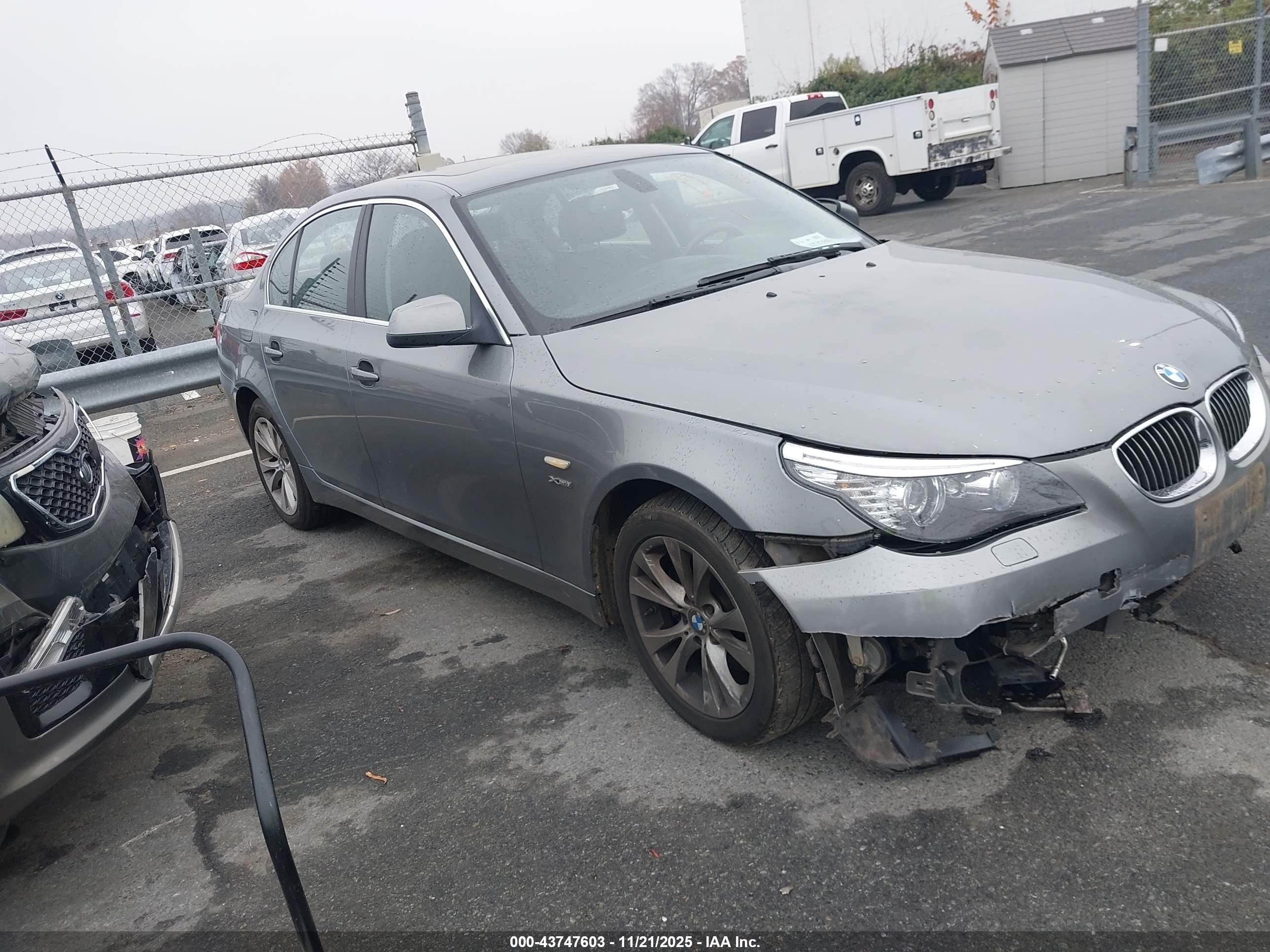 2010 Bmw 535i Xdrive Gray vin: WBANV9C55AC390657