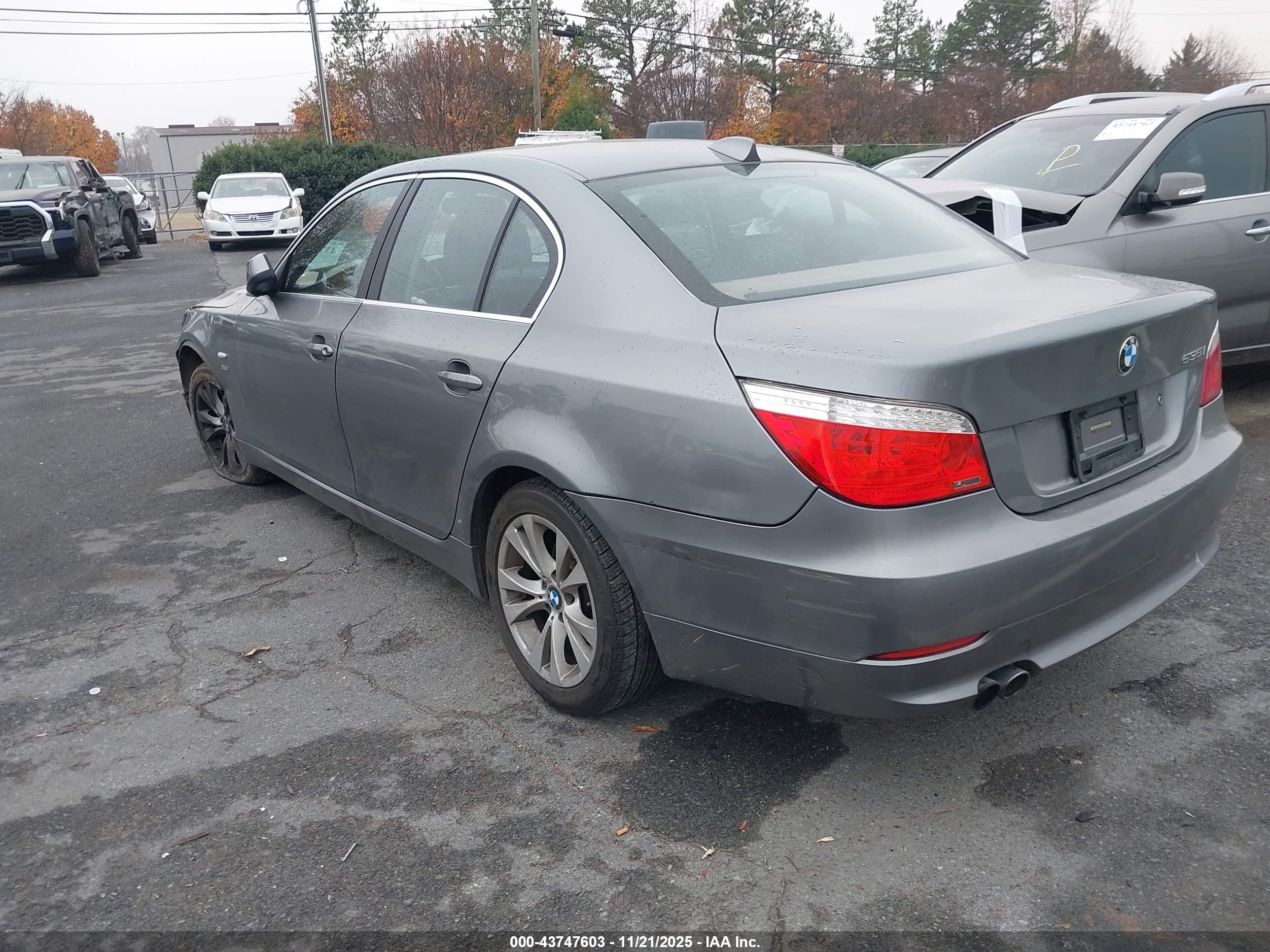 2010 Bmw 535i Xdrive Gray vin: WBANV9C55AC390657