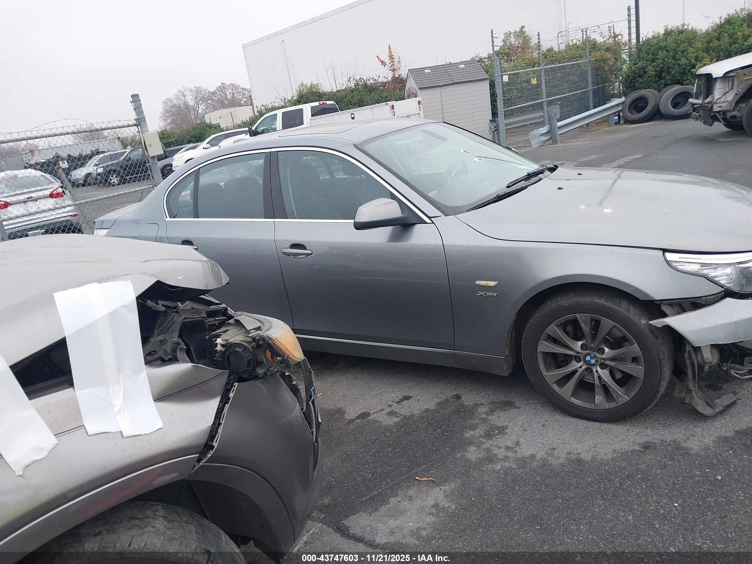 2010 Bmw 535i Xdrive Gray vin: WBANV9C55AC390657