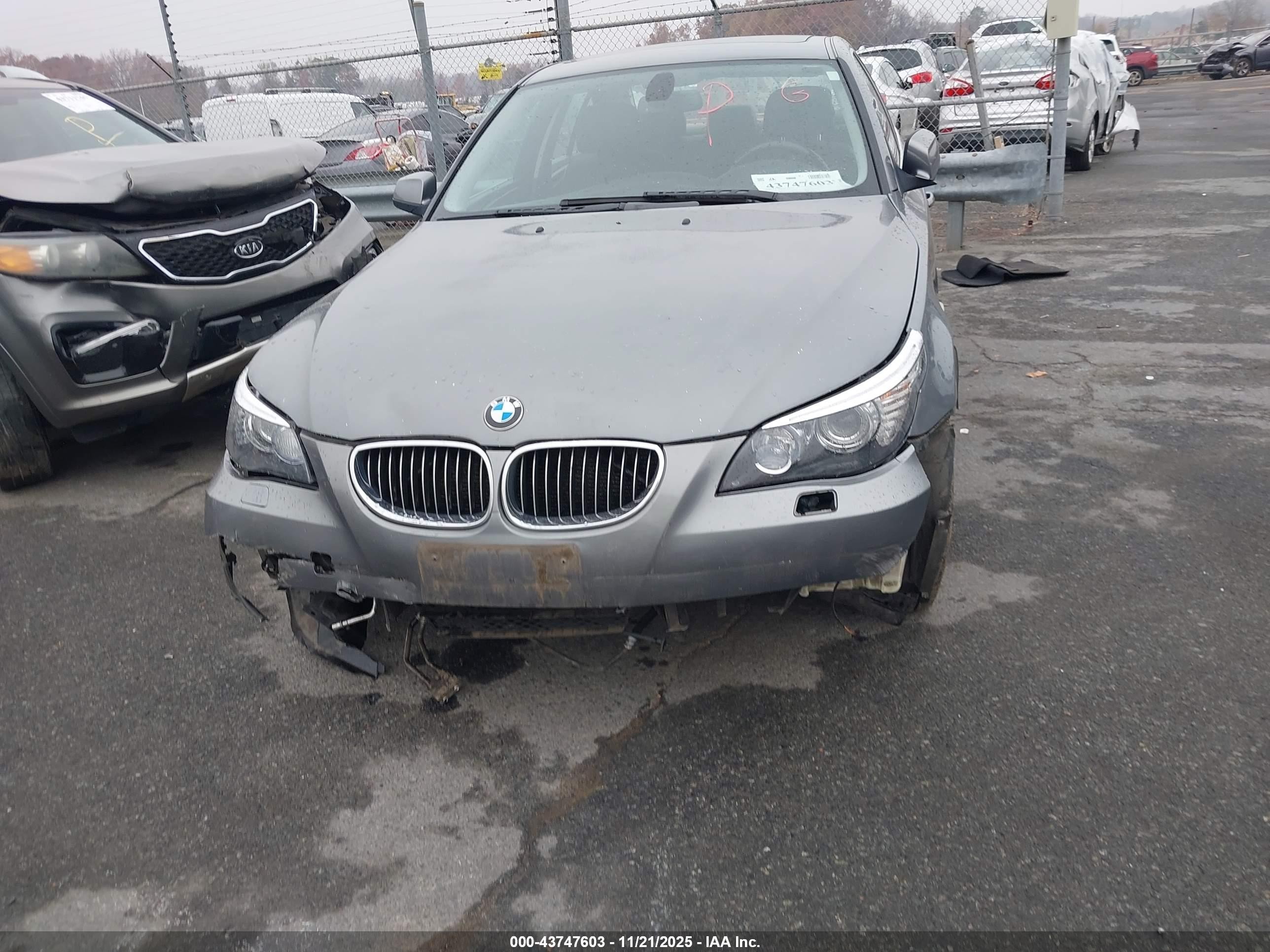 2010 Bmw 535i Xdrive Gray vin: WBANV9C55AC390657