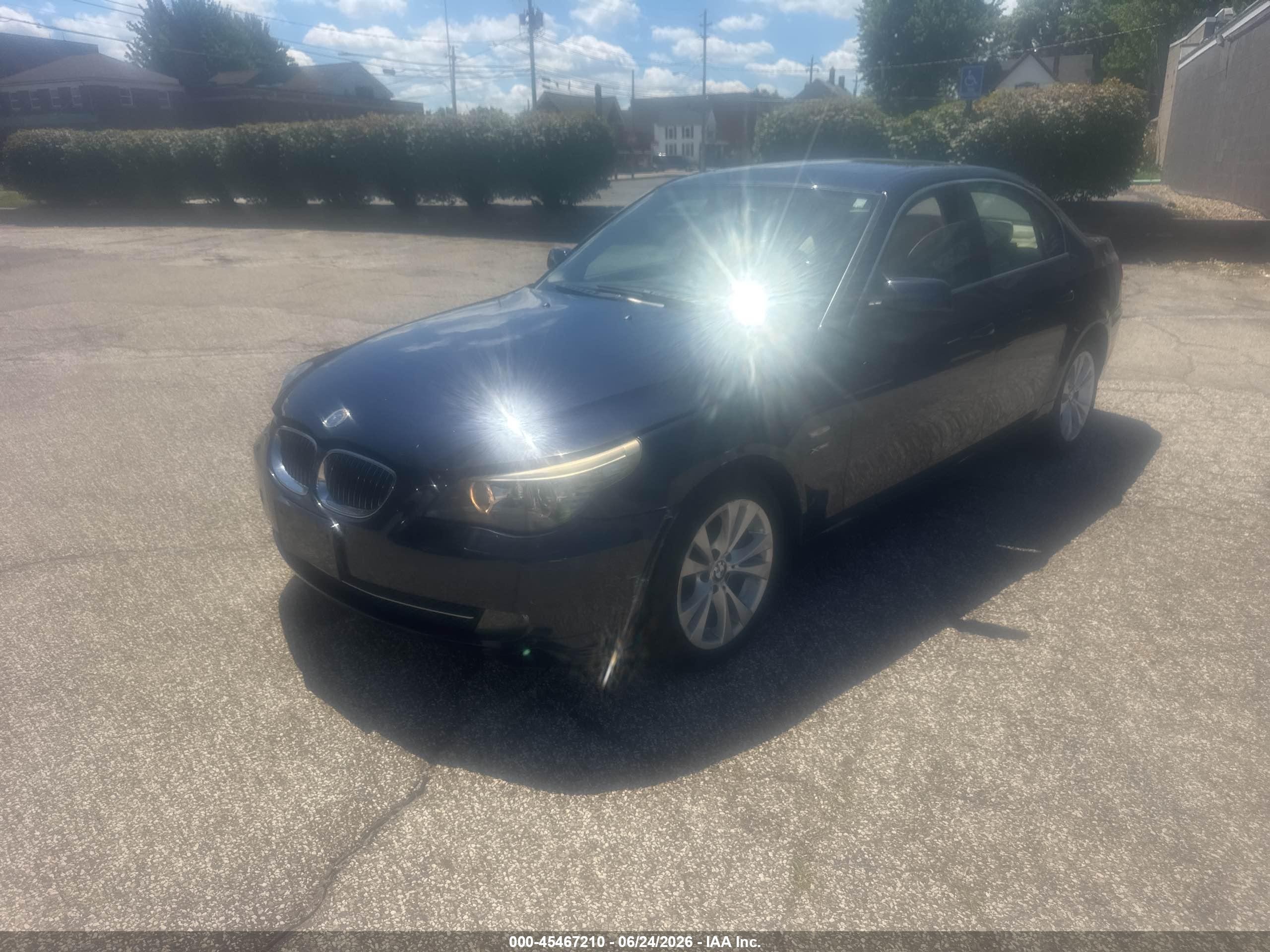 2010 Bmw 535i Xdrive Blue vin: WBANV9C57AC137758
