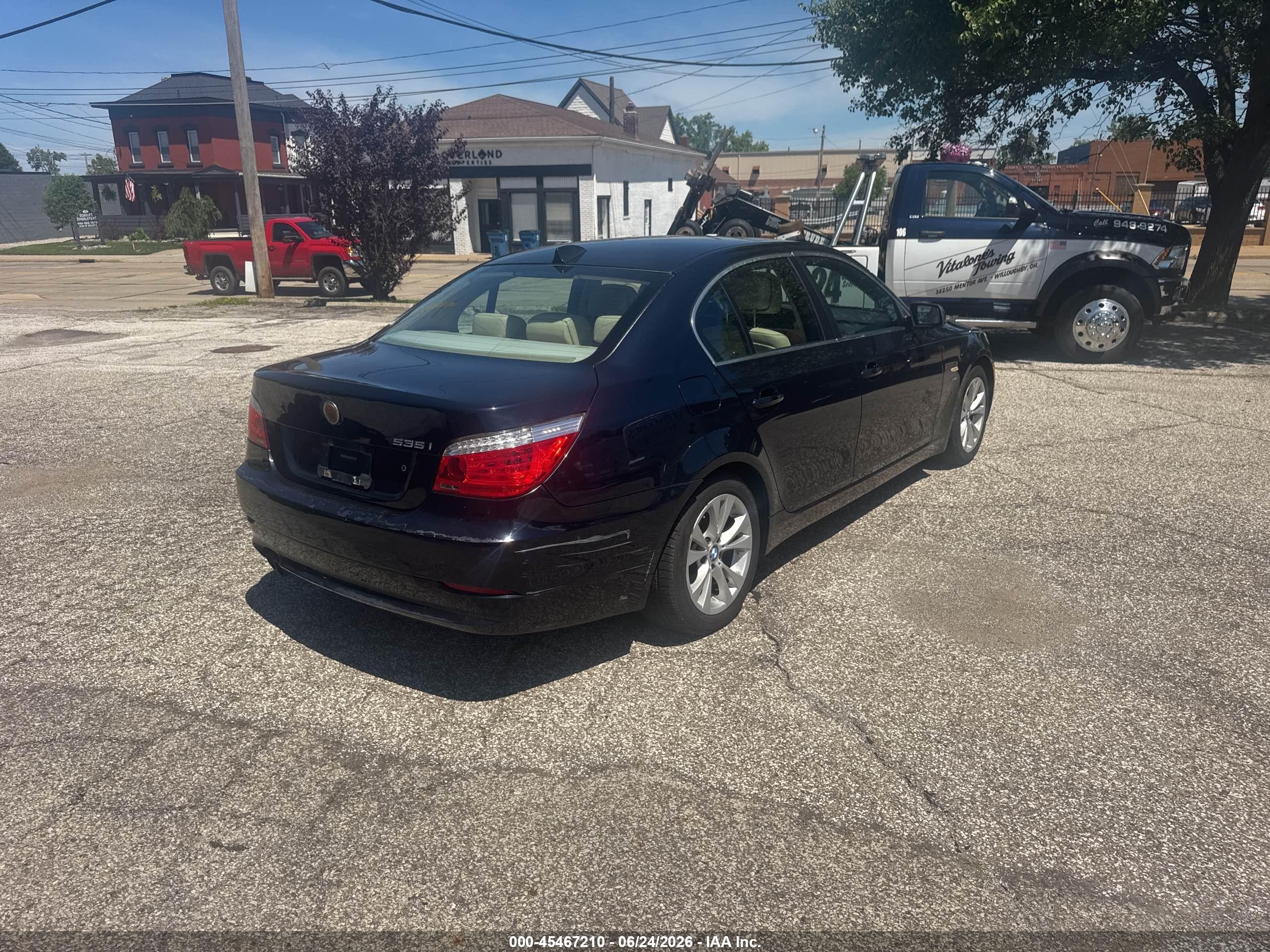 2010 Bmw 535i Xdrive Blue vin: WBANV9C57AC137758