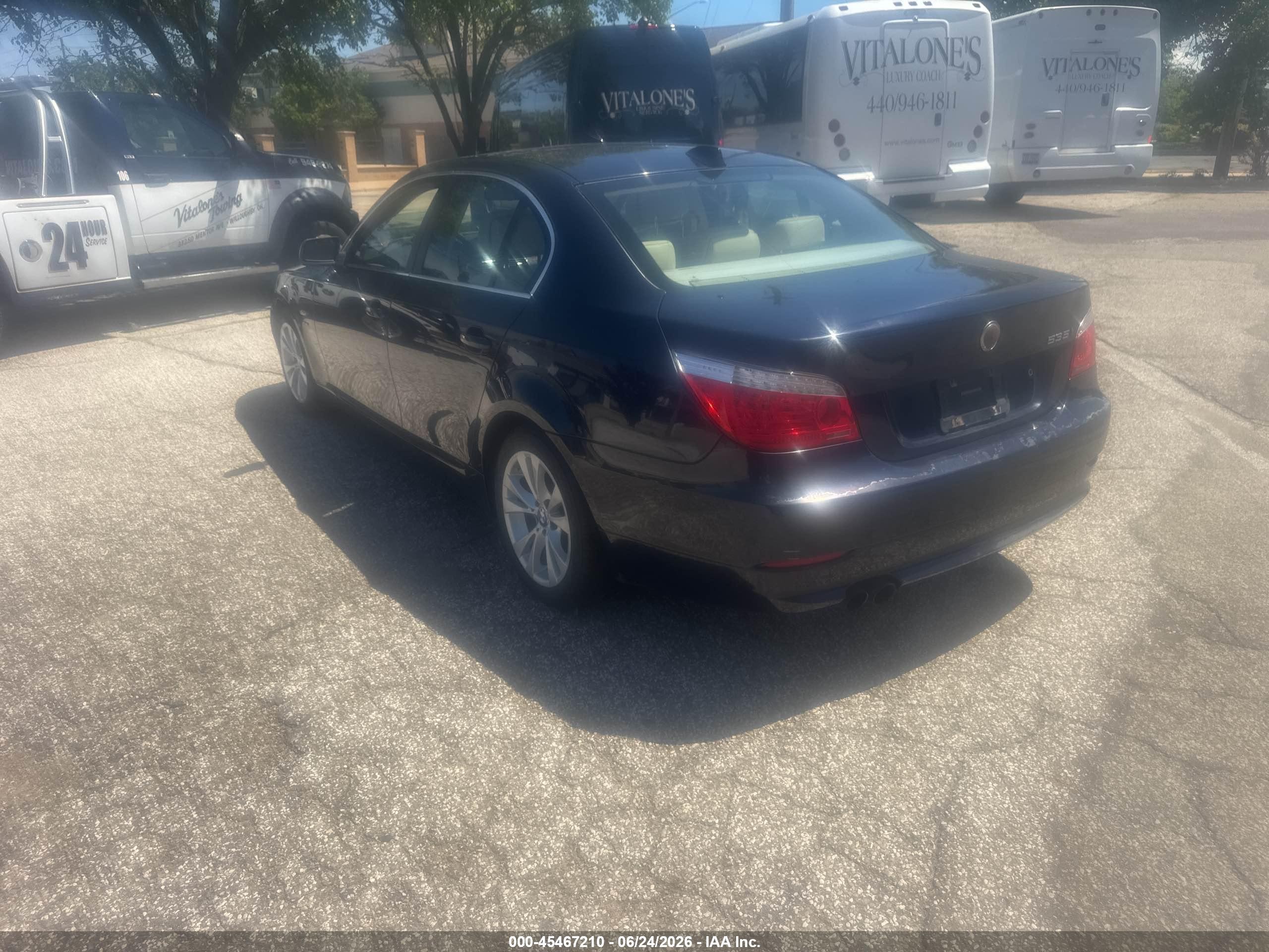2010 Bmw 535i Xdrive Blue vin: WBANV9C57AC137758