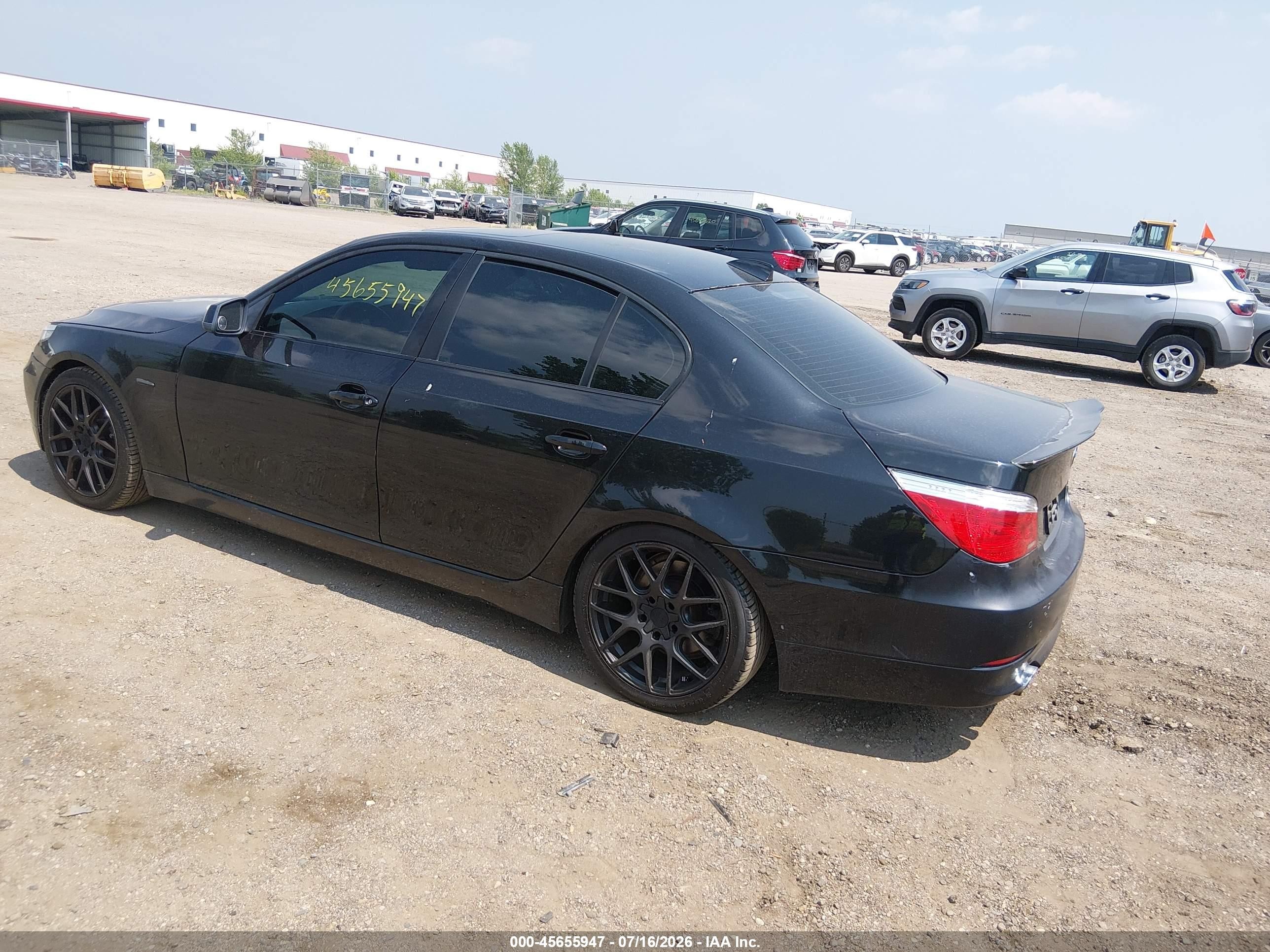 2010 Bmw 535i Xdrive Black vin: WBANV9C57AC461776