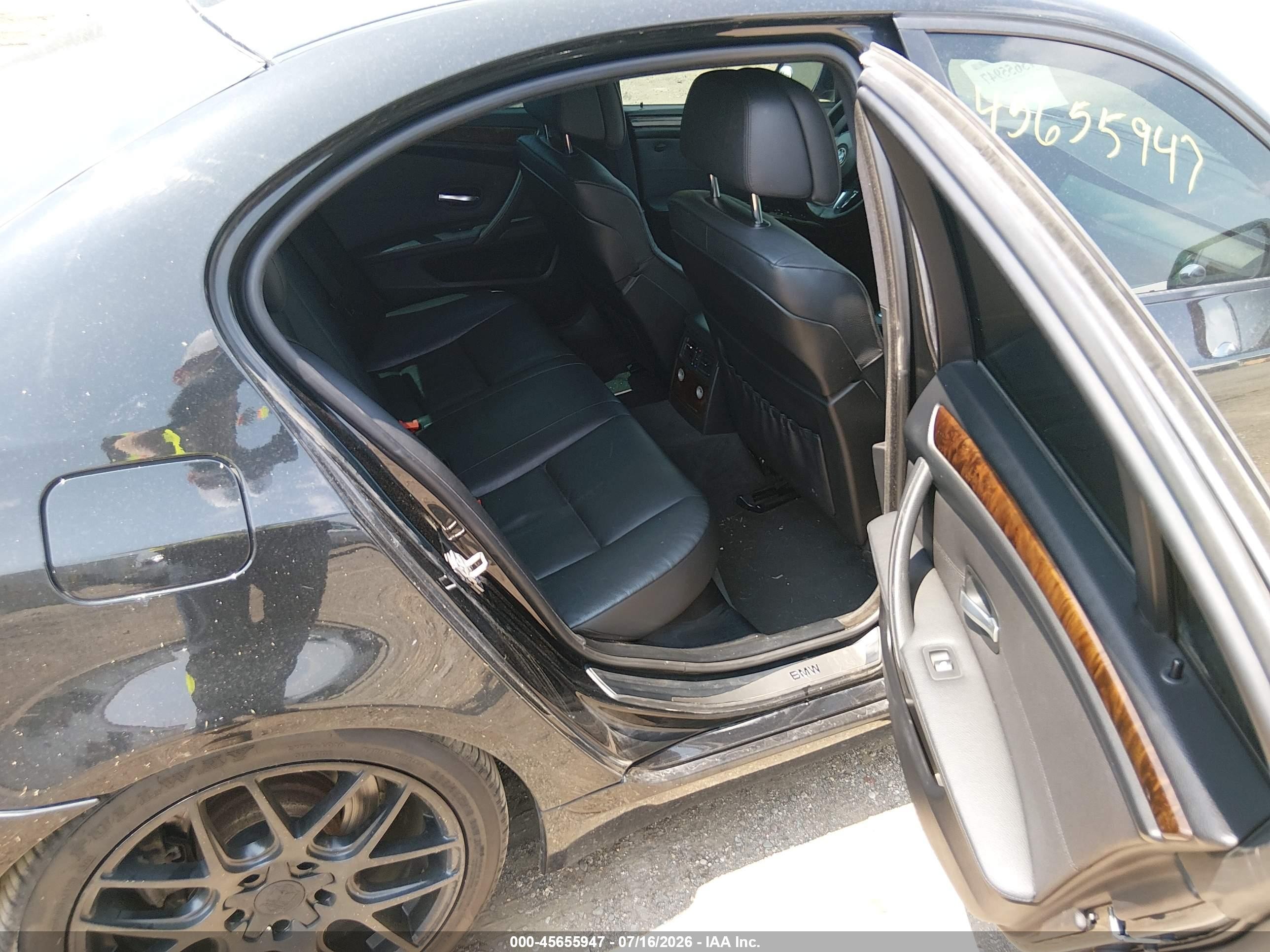 2010 Bmw 535i Xdrive Black vin: WBANV9C57AC461776