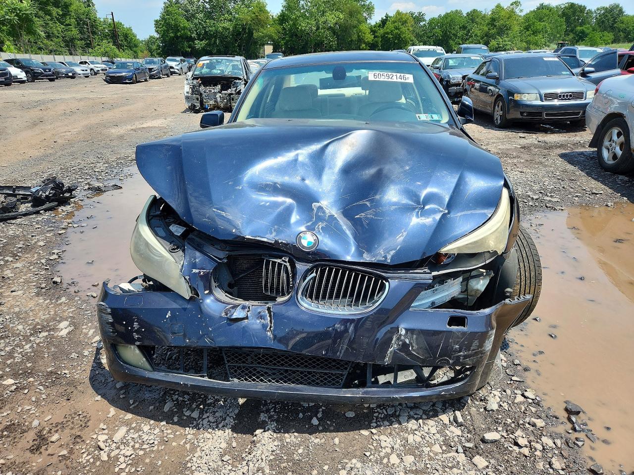 2010 Bmw 535 Xi Blue vin: WBANV9C57AC488217