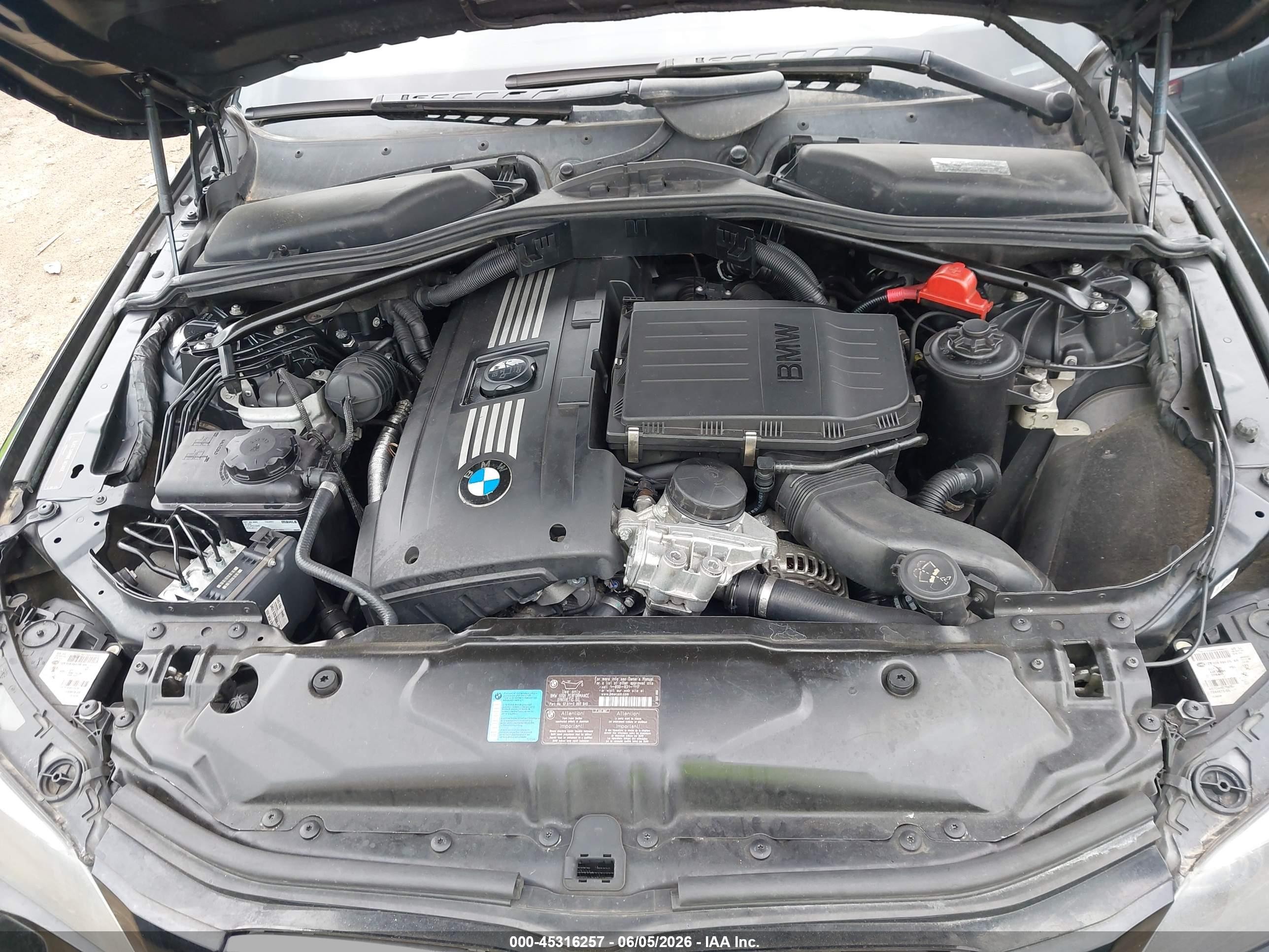 2010 Bmw 535i Xdrive Black vin: WBANV9C59AC391696