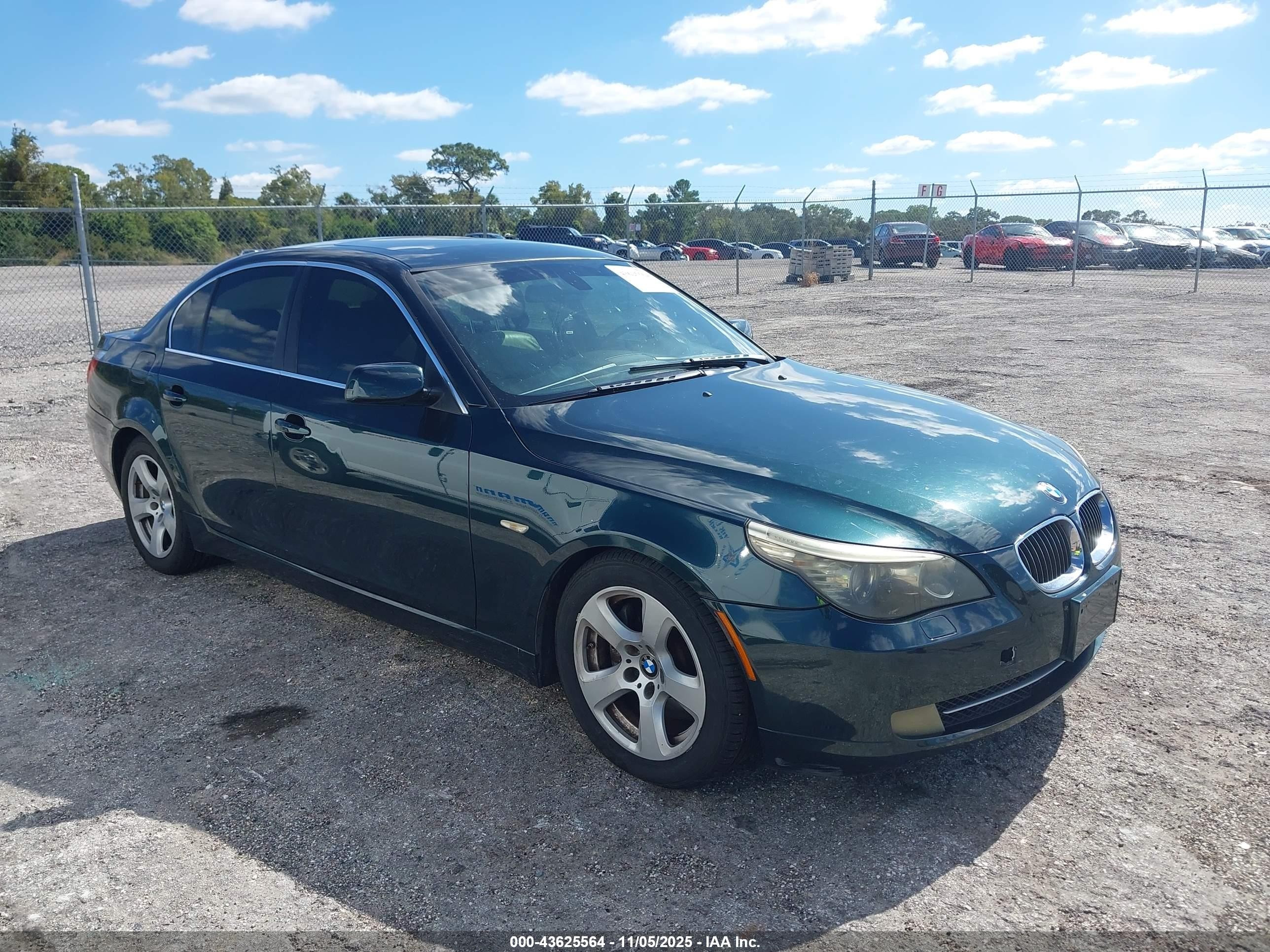2008 Bmw 535i Green vin: WBANW13528CZ77455