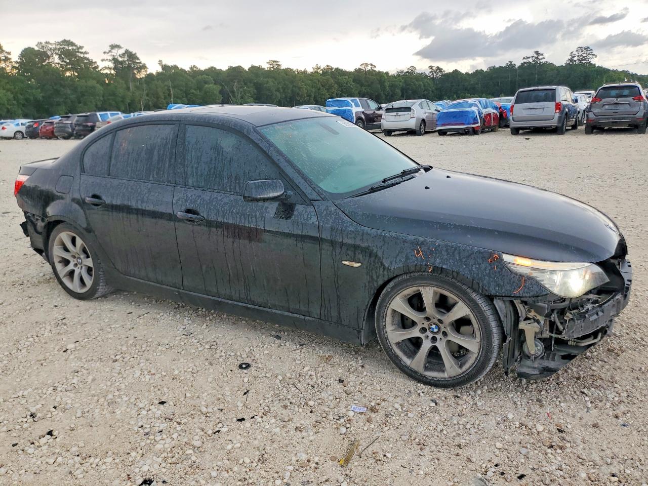 2008 Bmw 535 I Black vin: WBANW13538CZ73589