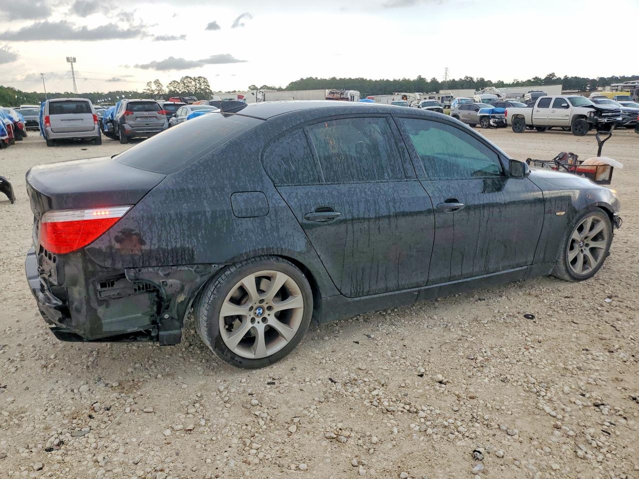 2008 Bmw 535 I Black vin: WBANW13538CZ73589