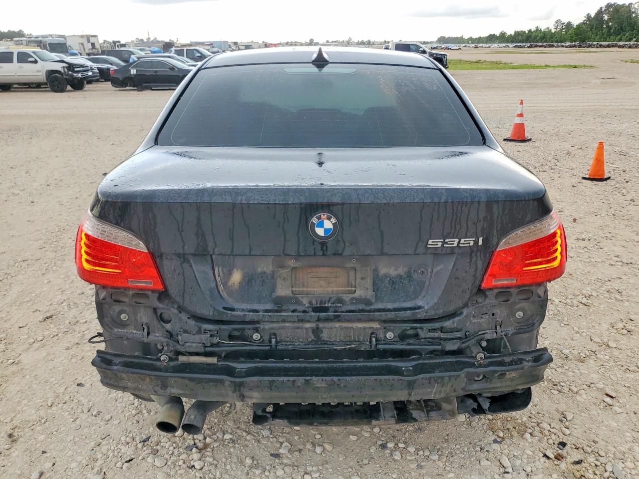 2008 Bmw 535 I Black vin: WBANW13538CZ73589