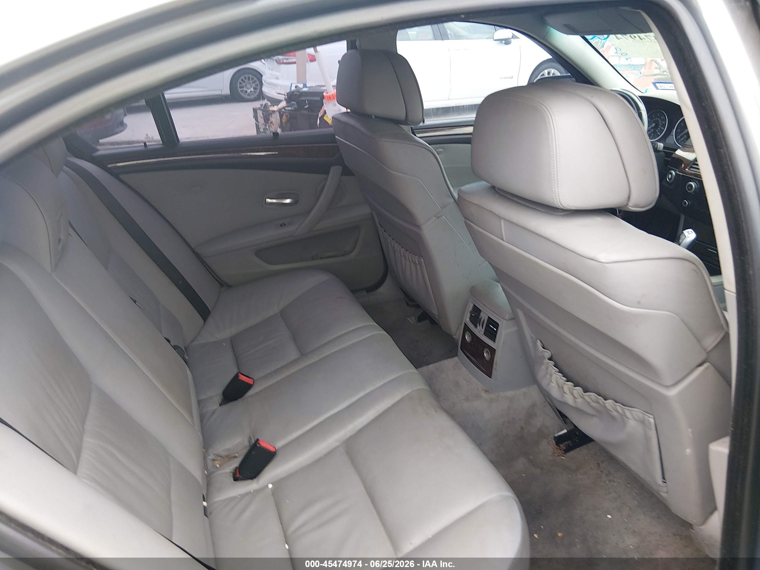 2008 Bmw 535i   Gray vin: WBANW13538CZ75004