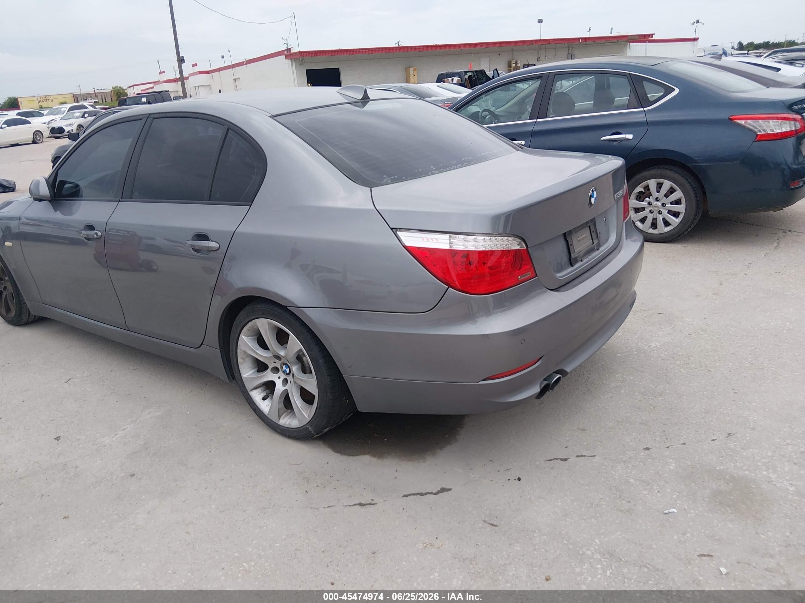2008 Bmw 535i   Gray vin: WBANW13538CZ75004