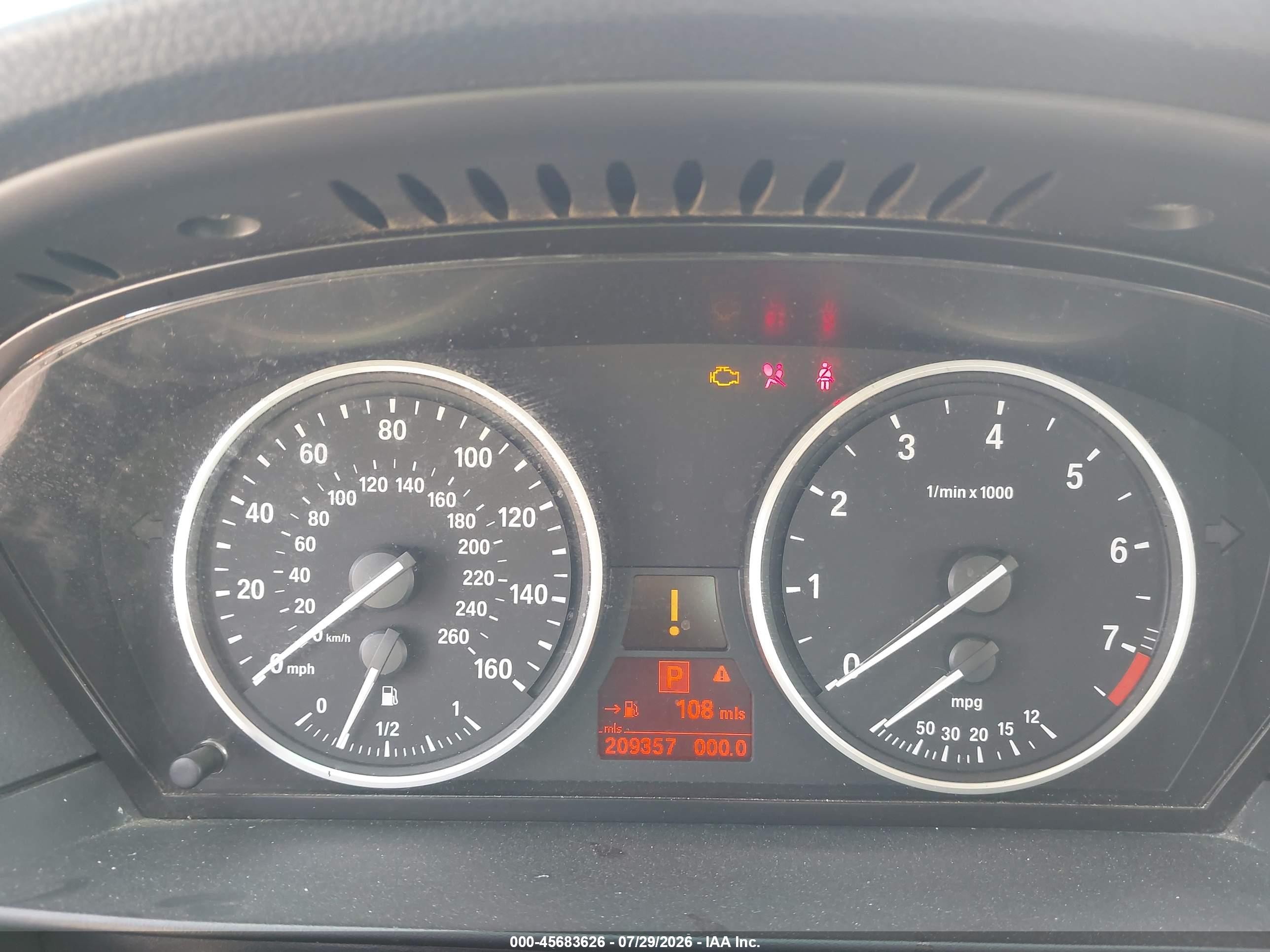 2008 Bmw 535i   White vin: WBANW13538CZ77741