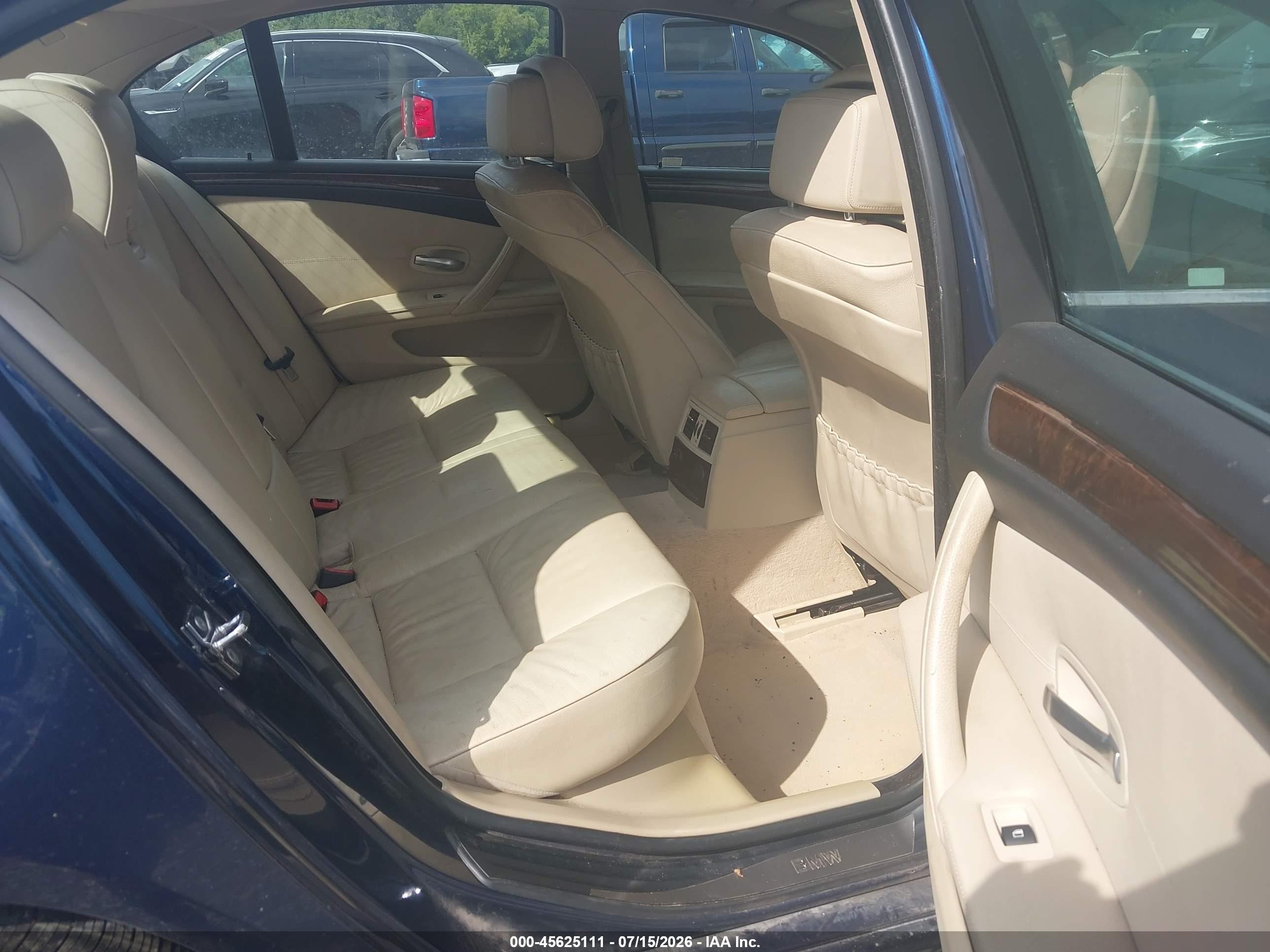 2008 Bmw 535i   Blue vin: WBANW13538CZ80462
