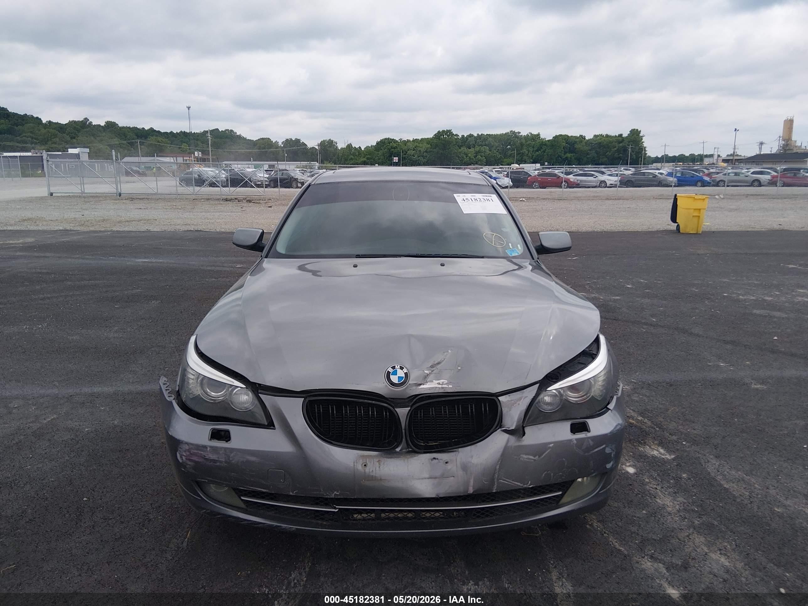 2008 Bmw 535i   Silver vin: WBANW13538CZ82387