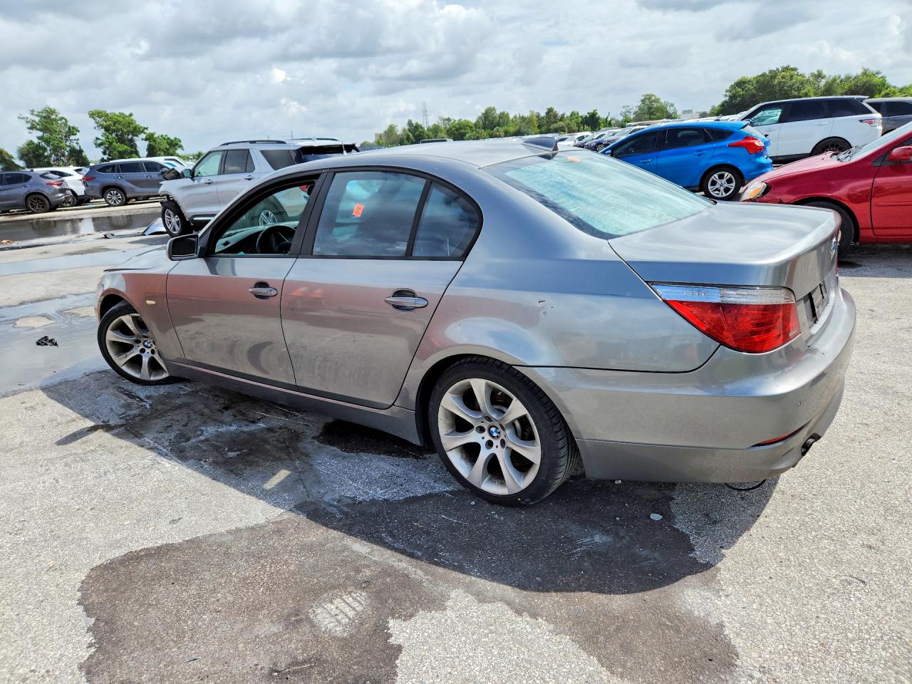 2009 Bmw 535 I Gray vin: WBANW13539CZ85324