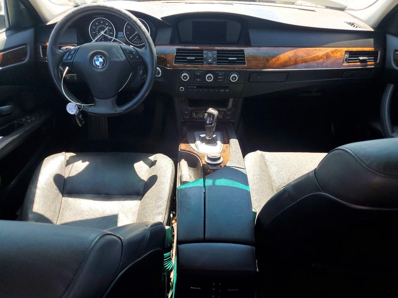 2008 Bmw 535 I Silver vin: WBANW13548CZ71396