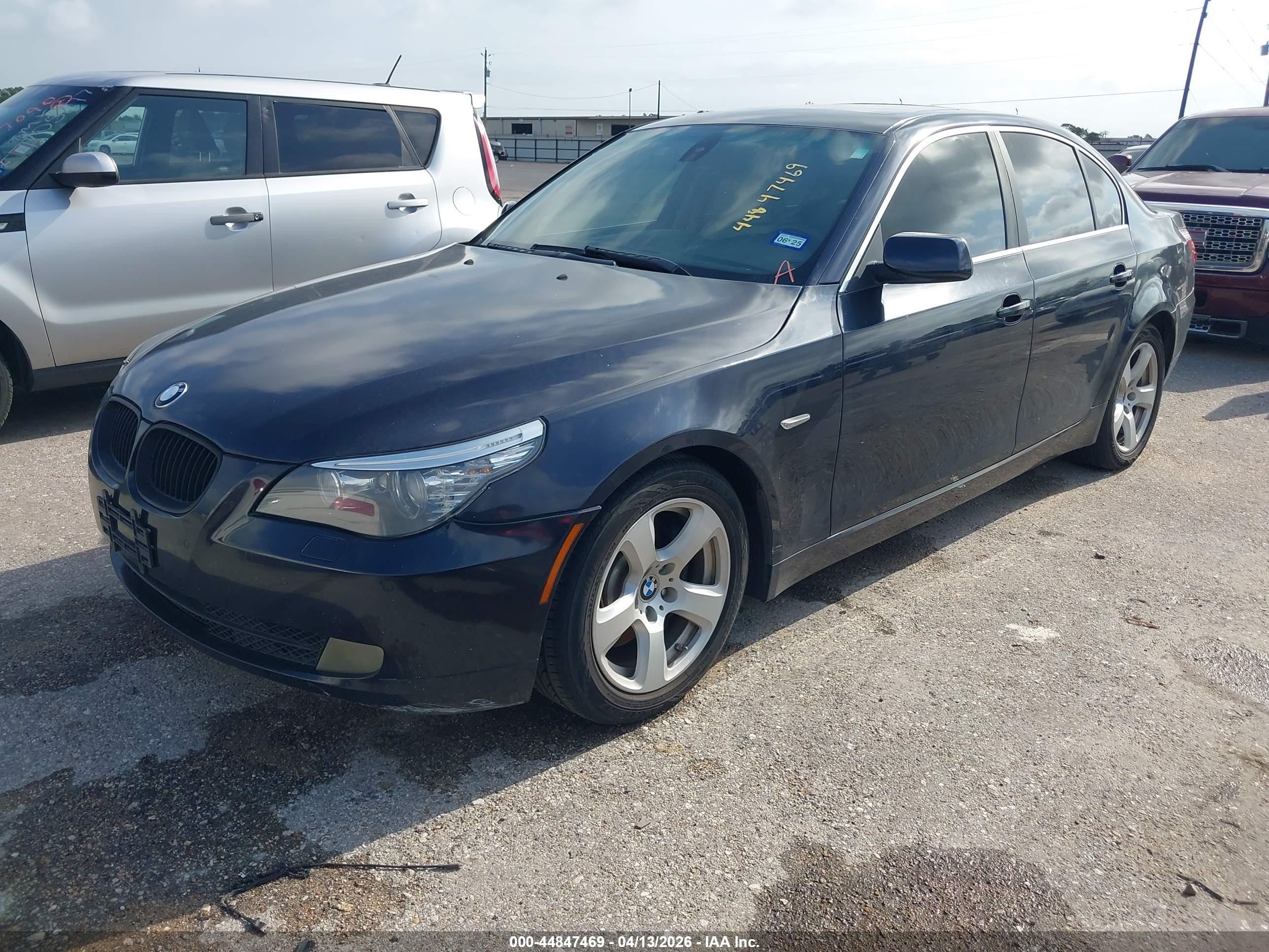 2008 Bmw 535i   Dark Blue vin: WBANW13548CZ82706