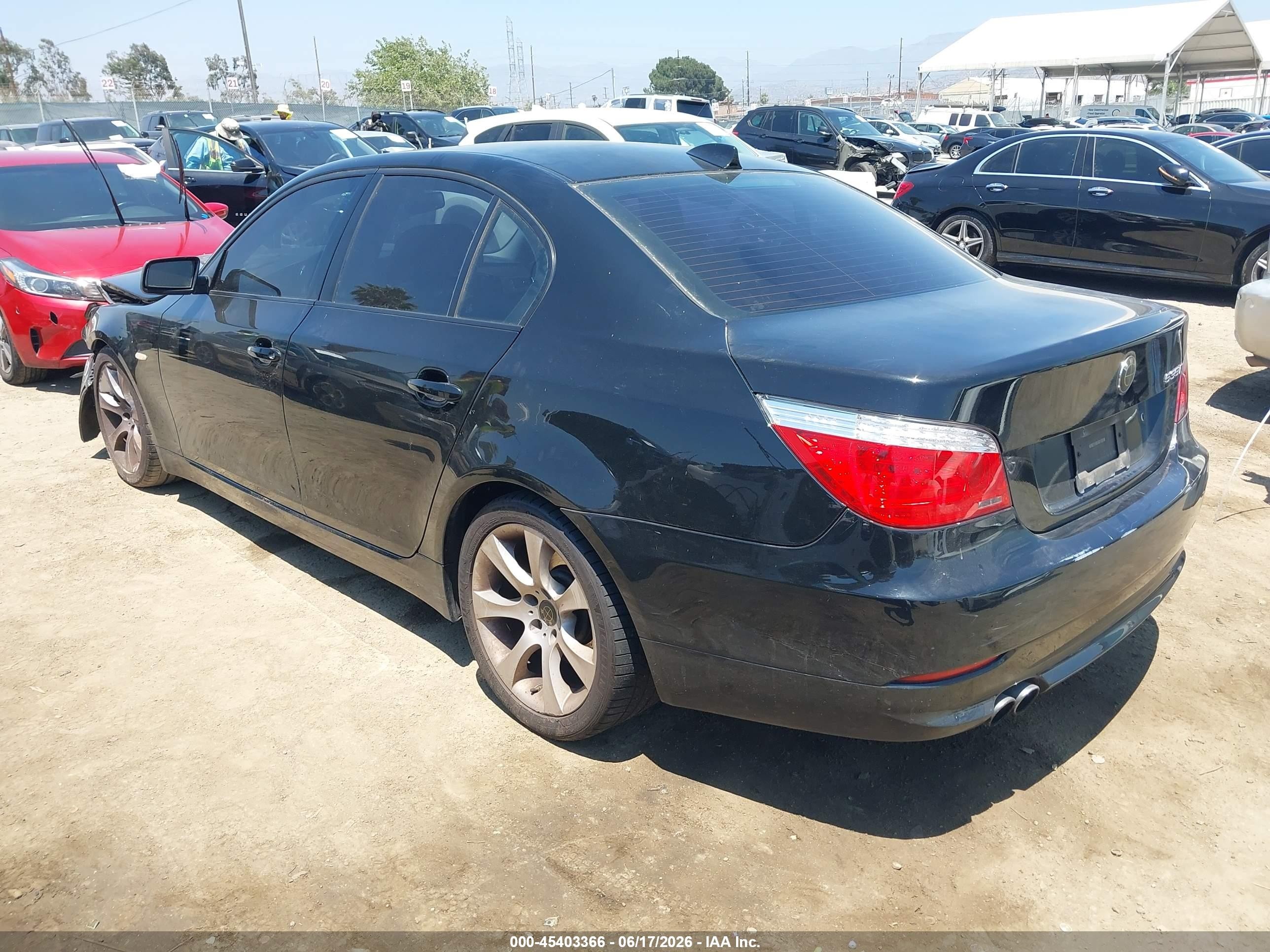 2008 Bmw 535i   Черный vin: WBANW13558CZ73206