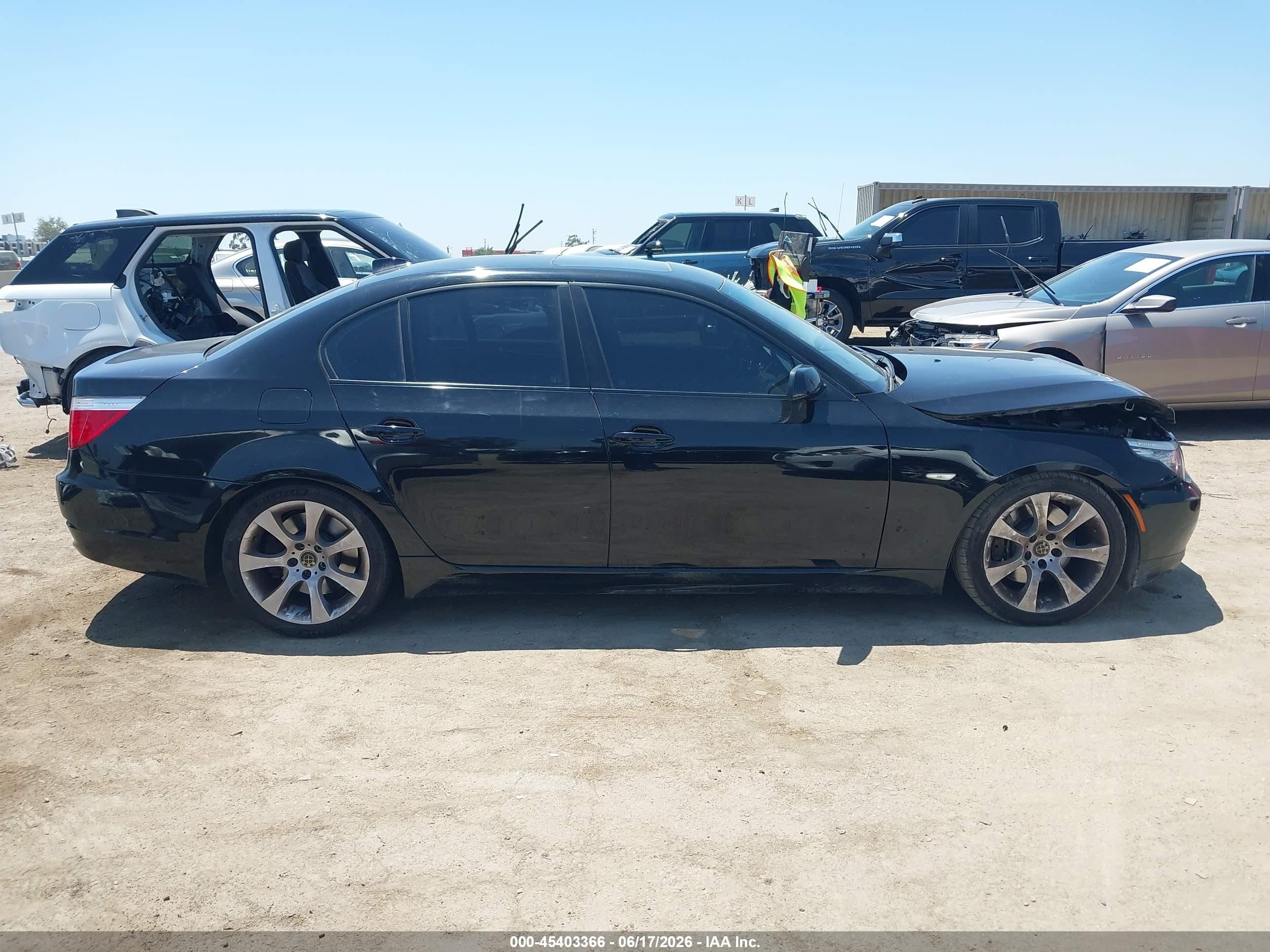 2008 Bmw 535i   Черный vin: WBANW13558CZ73206