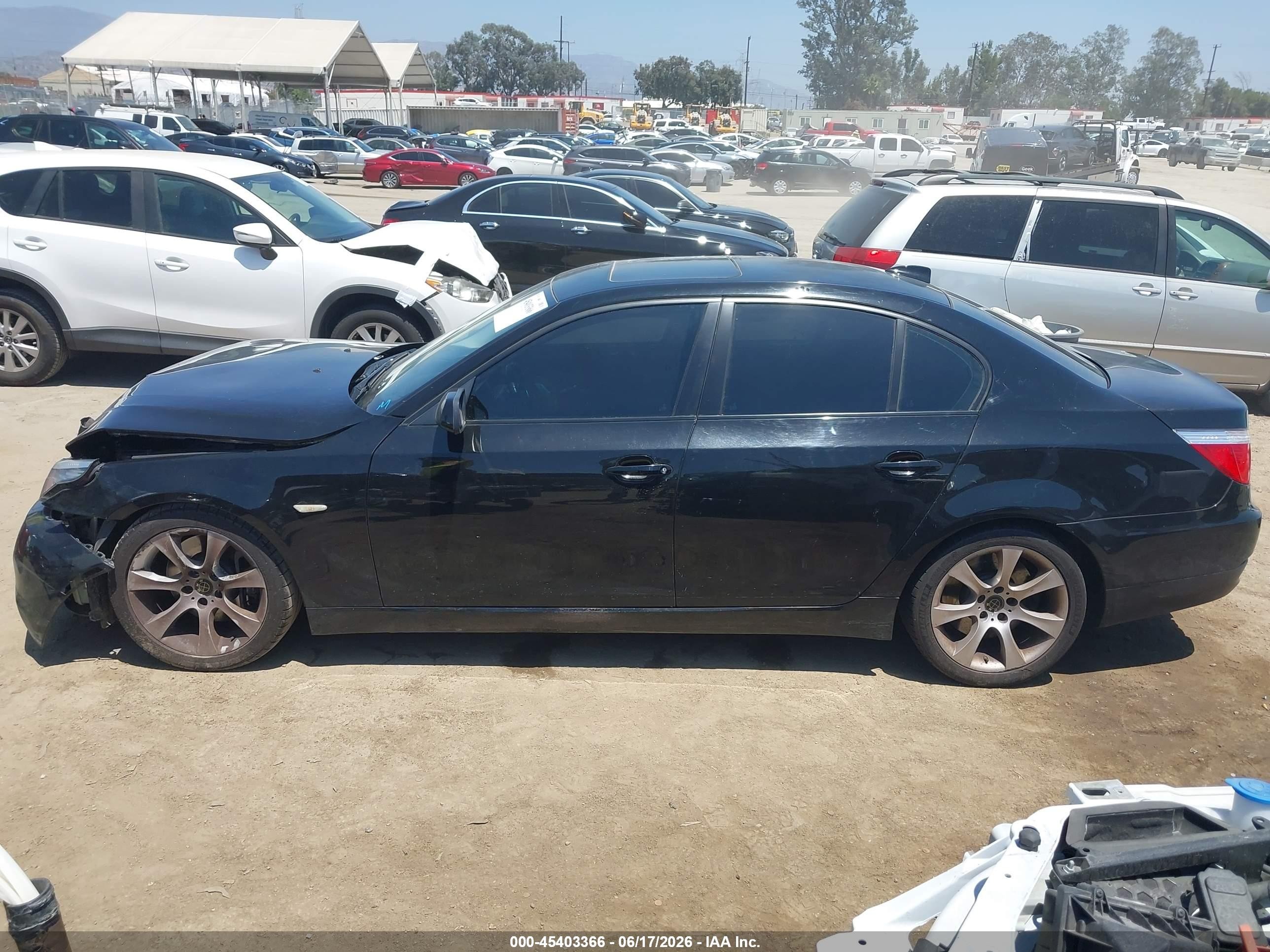 2008 Bmw 535i   Черный vin: WBANW13558CZ73206