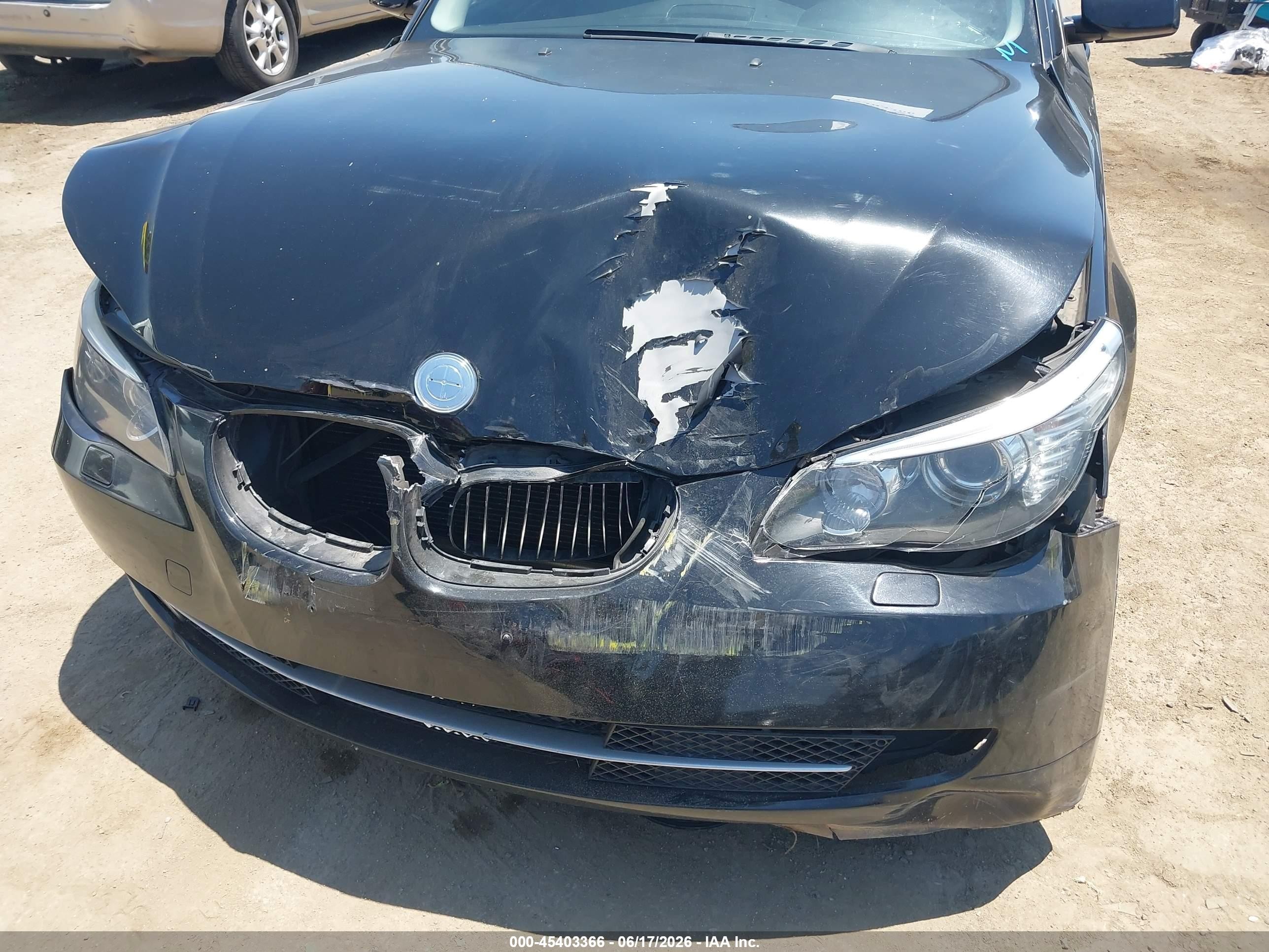 2008 Bmw 535i   Черный vin: WBANW13558CZ73206