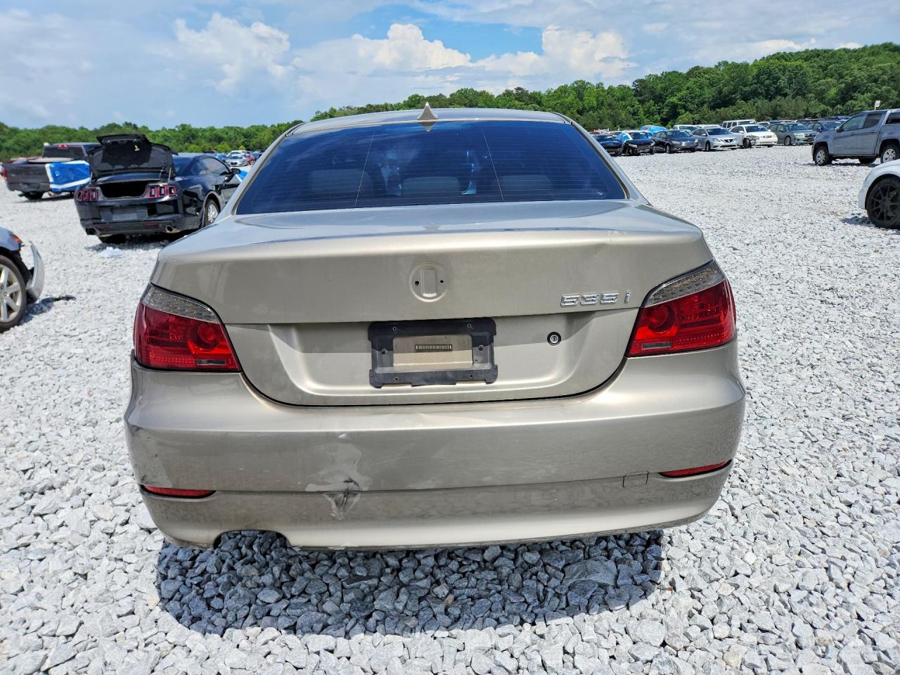 2008 Bmw 535 I Beige vin: WBANW13558CZ76753