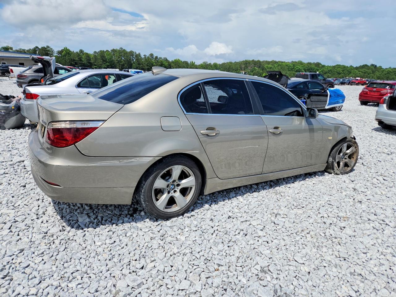 2008 Bmw 535 I Beige vin: WBANW13558CZ76753