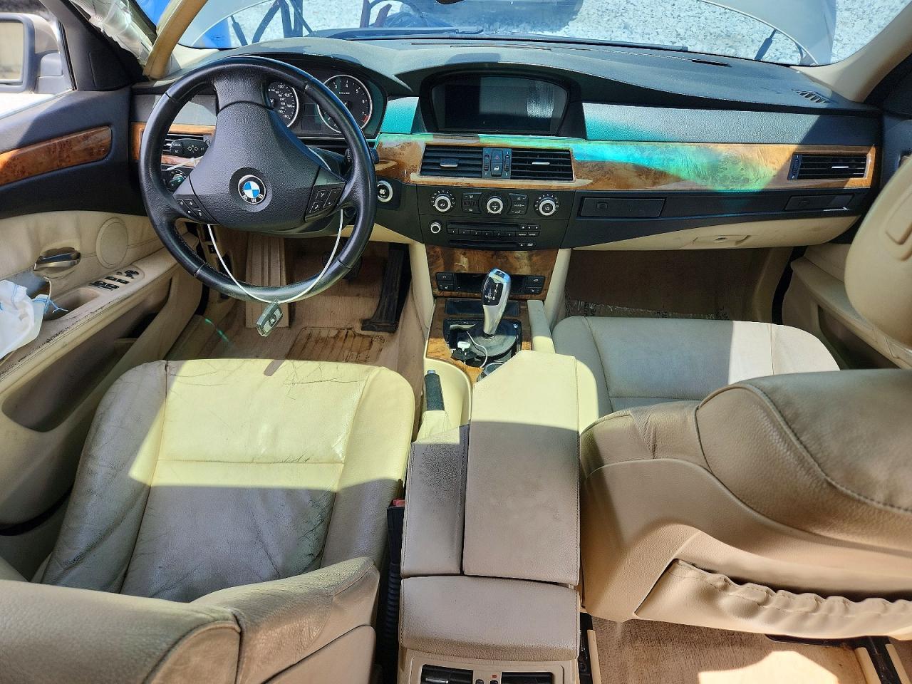 2008 Bmw 535 I Beige vin: WBANW13558CZ76753