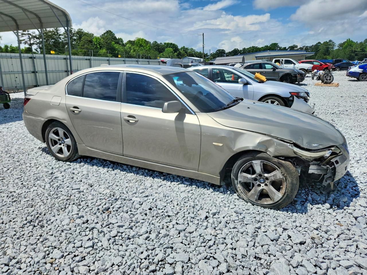 2008 Bmw 535 I Beige vin: WBANW13558CZ76753