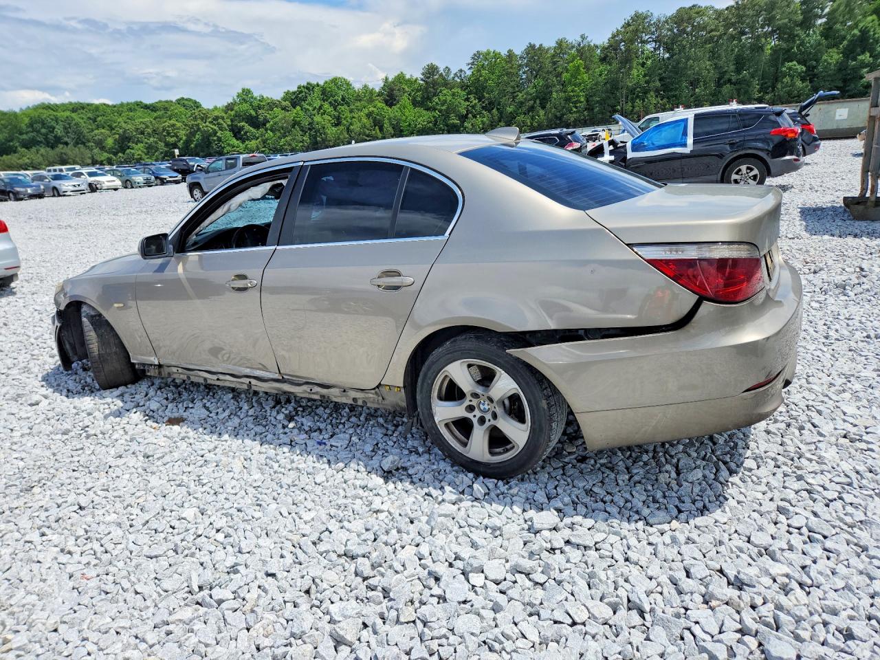 2008 Bmw 535 I Beige vin: WBANW13558CZ76753