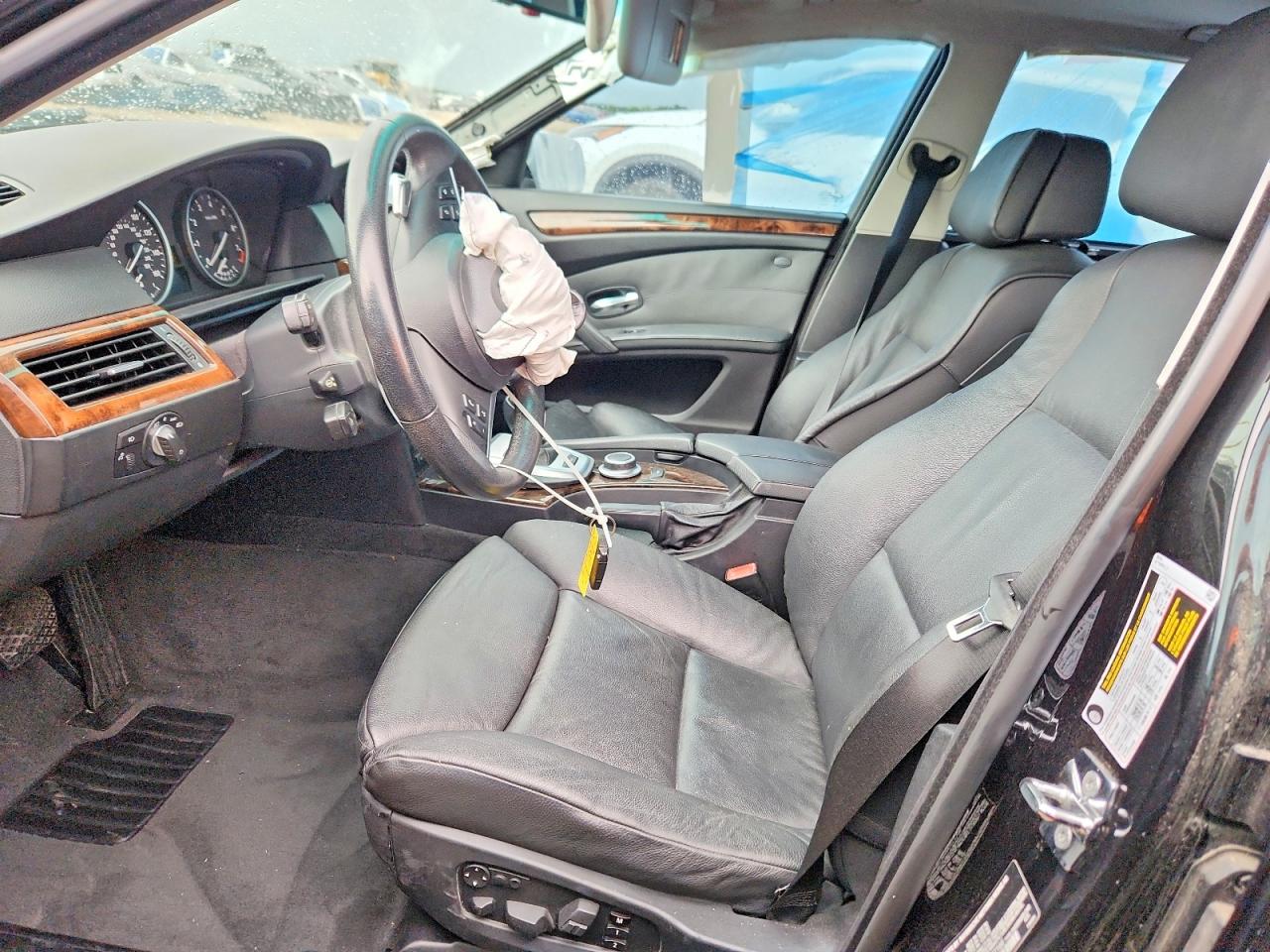 2008 Bmw 535 I Black vin: WBANW13568CZ77166